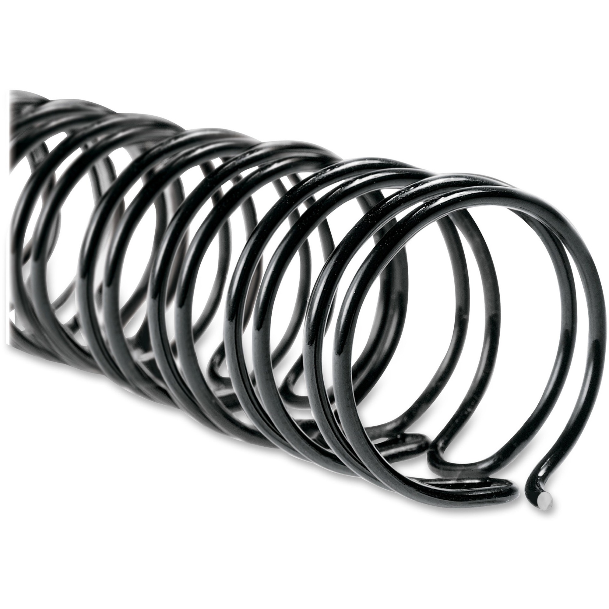 GBC Wirebind Binding Spines - 0.25" Maximum Capacity - 55 x Sheet Capacity - For Letter 8 1/2" x 11" Sheet - 32 x Holes - Black - Metal, Wire - 100 / Box