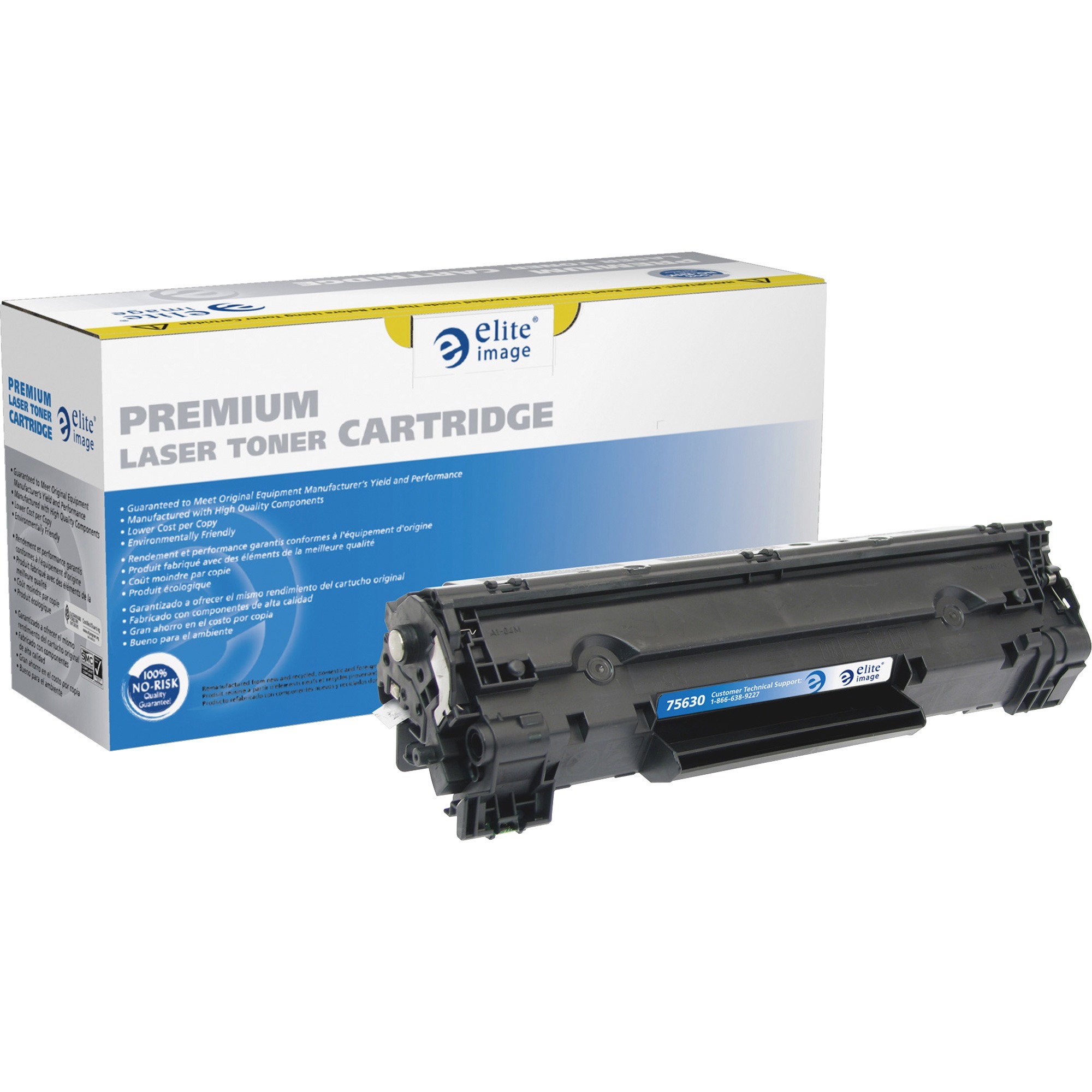 Elite Image Remanufactured Ultra High Yield Laser Toner Cartridge 85A (CE285A) - Black - 1 Each