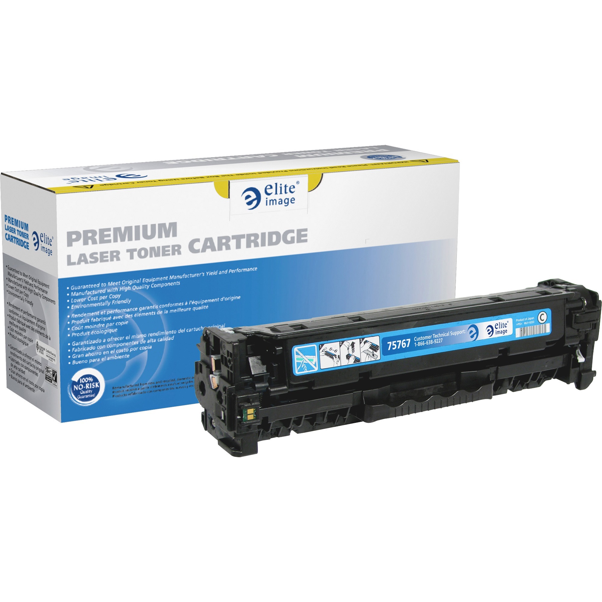 Elite Image Remanufactured Laser Toner Cartridge CRTDG118CYN - Cyan - 1 Each