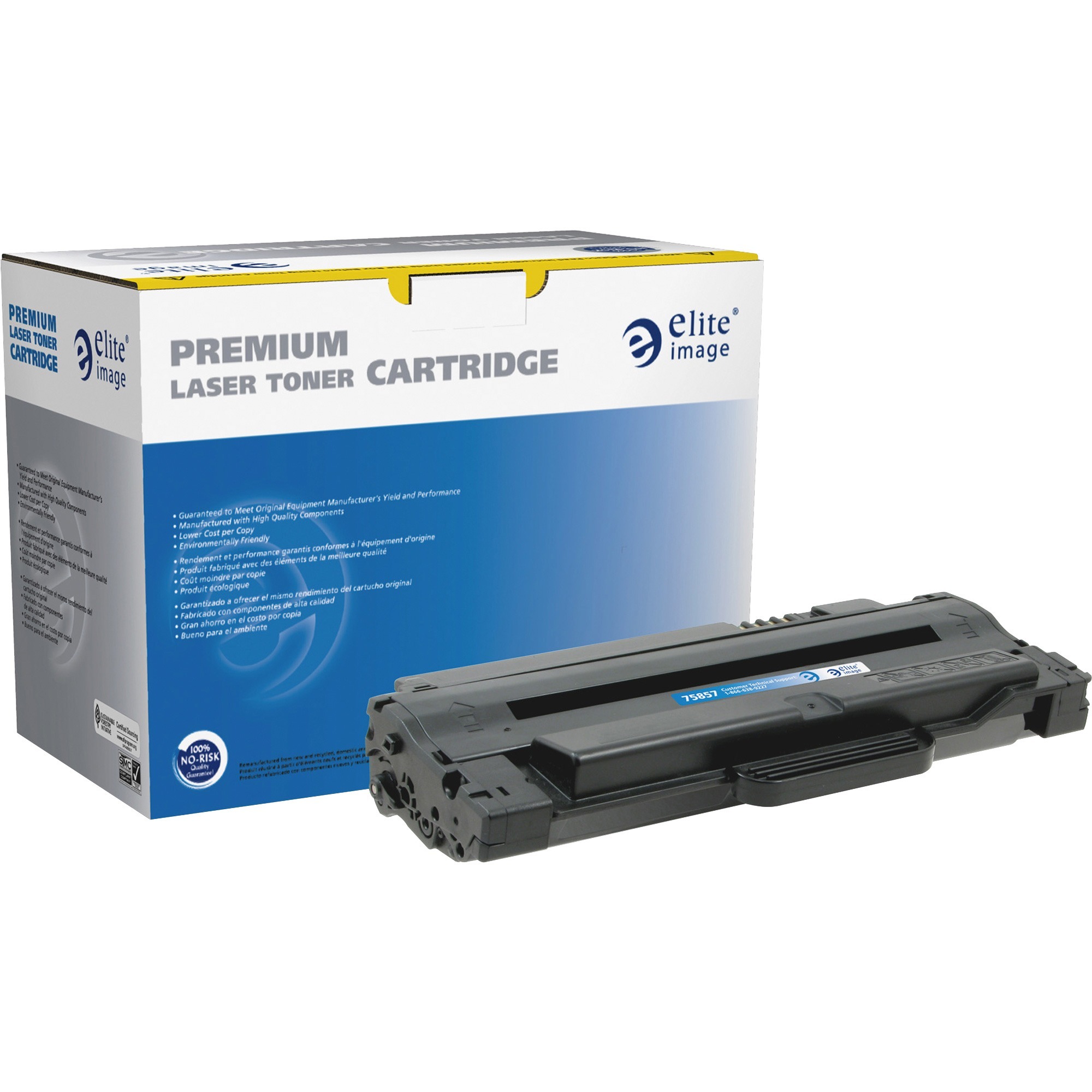 Elite Image Remanufactured High Yield Laser Toner Cartridge 330-9523 - Black - 1 Each