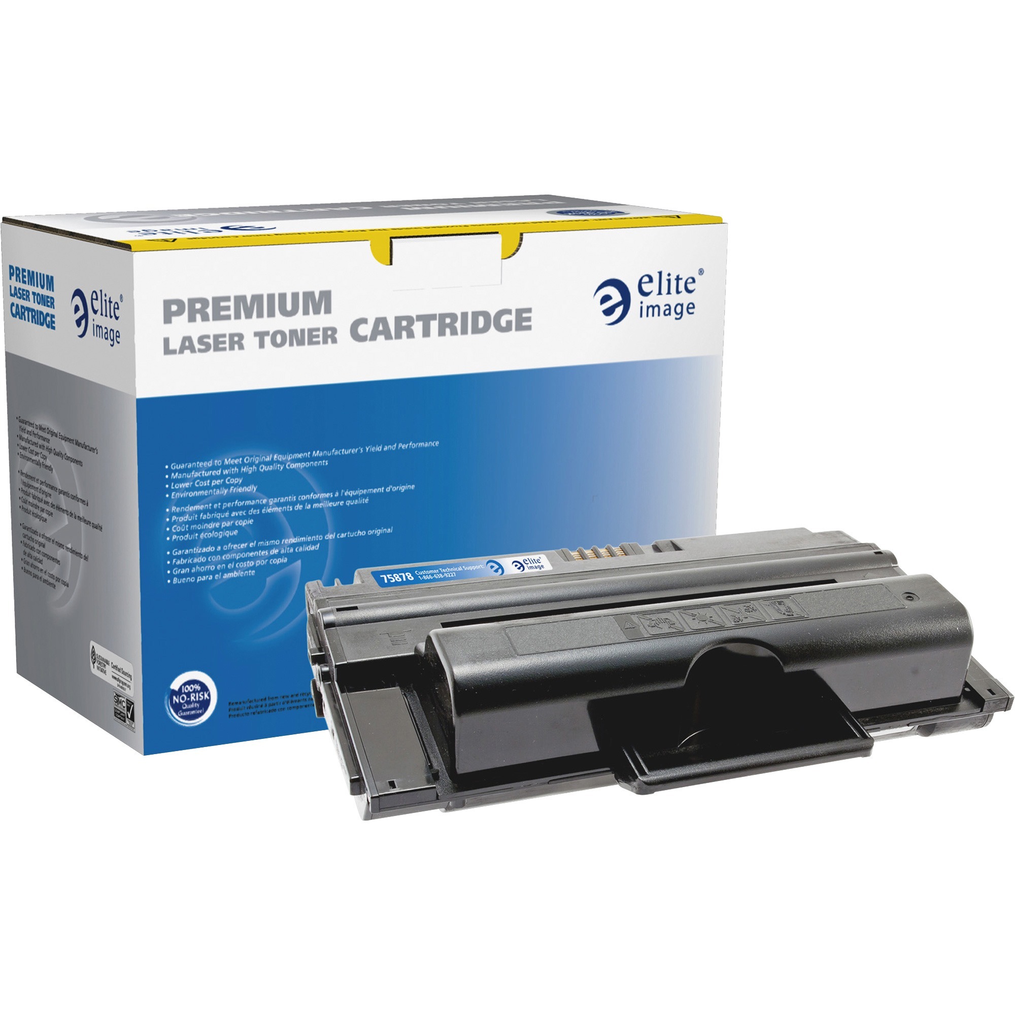 Elite Image Remanufactured High Yield Laser Toner Cartridge 106R01530 - Black - 1 Each