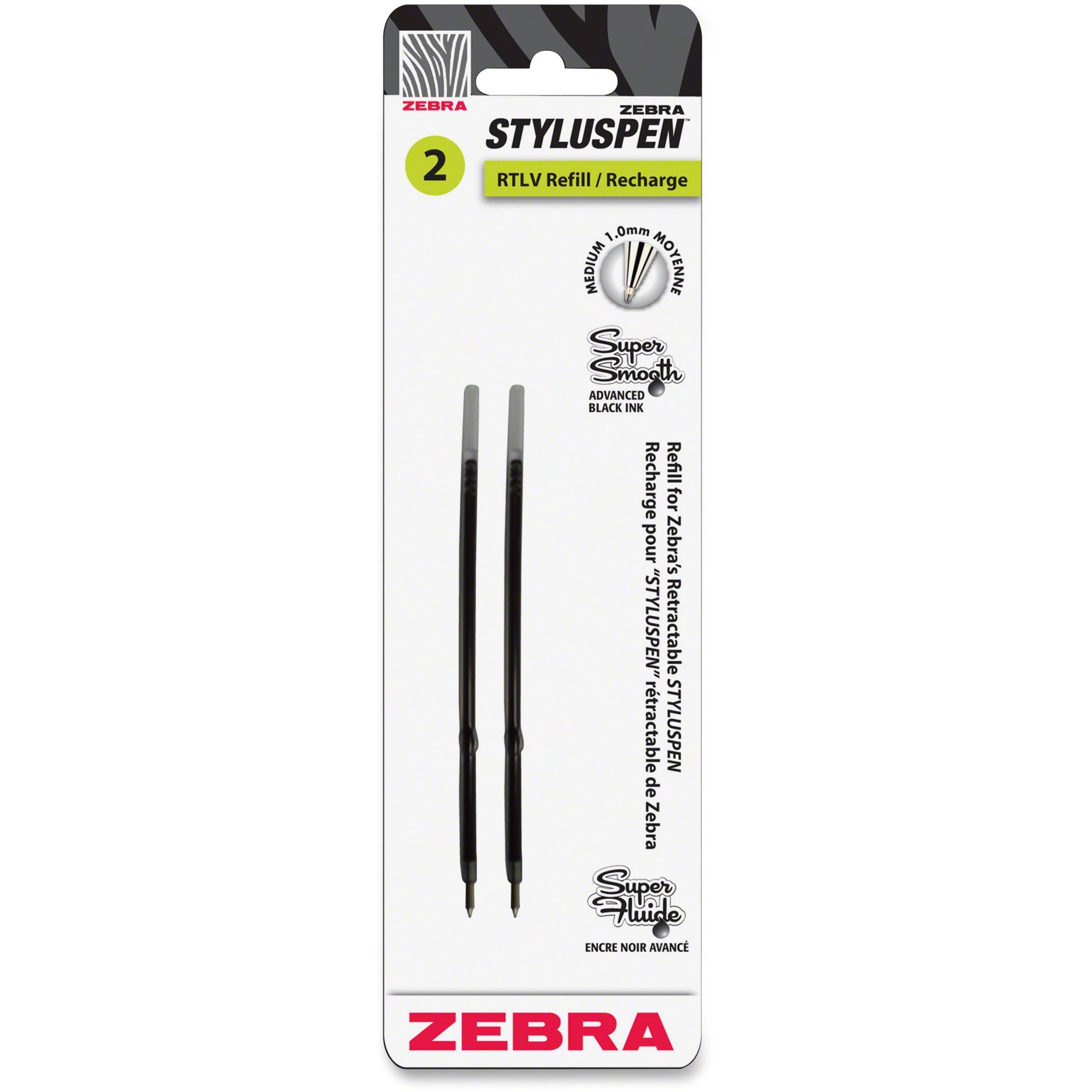 zebra 2 in 1 stylus pen