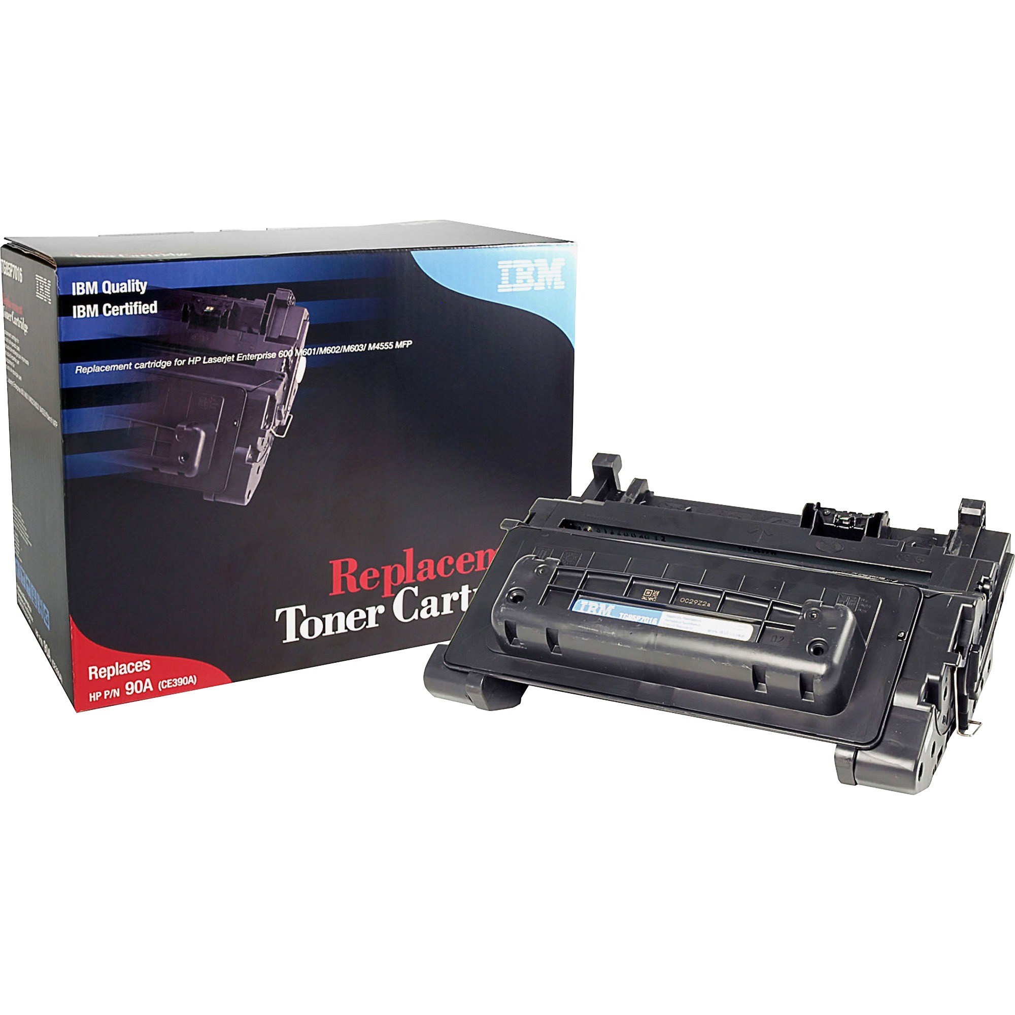 IBM Remanufactured Laser Toner Cartridge 90A (CE390A) - Black - 1 Each