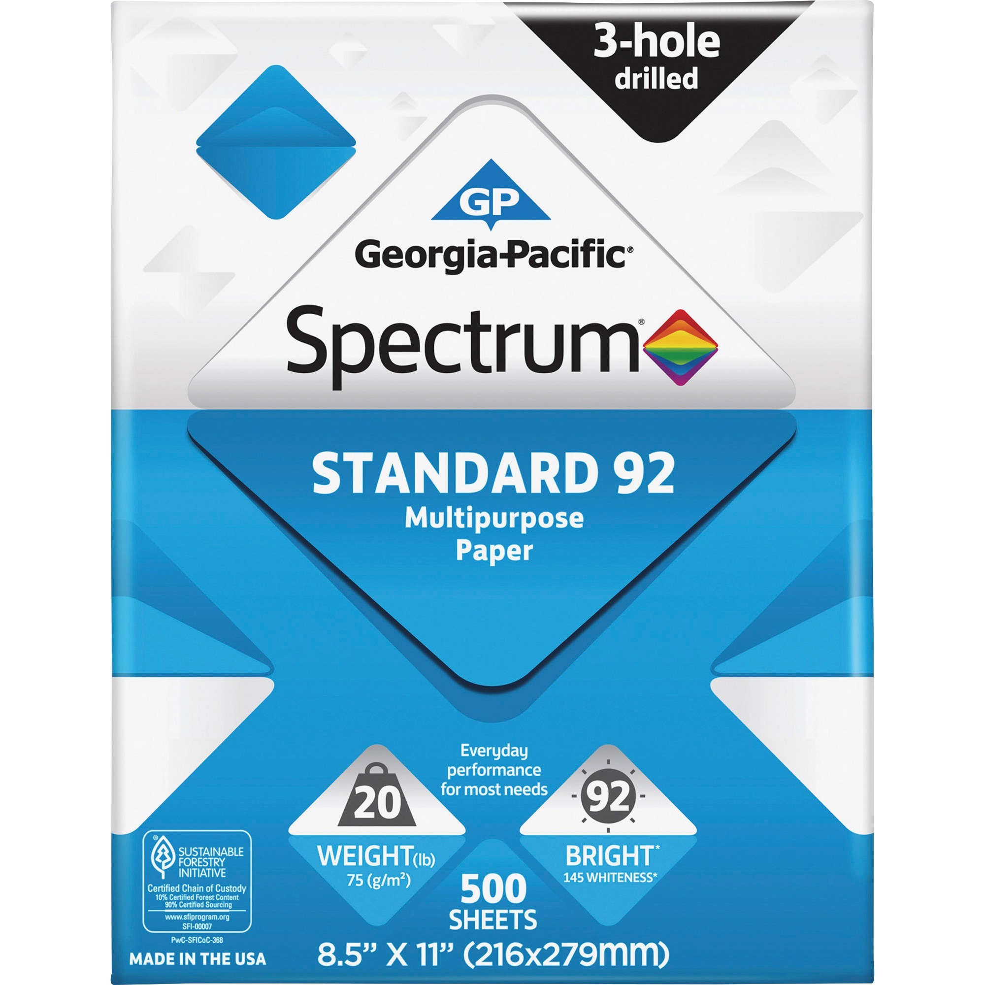 Spectrum Standard Inkjet, Laser Print Copy & Multipurpose Paper GPC999813
