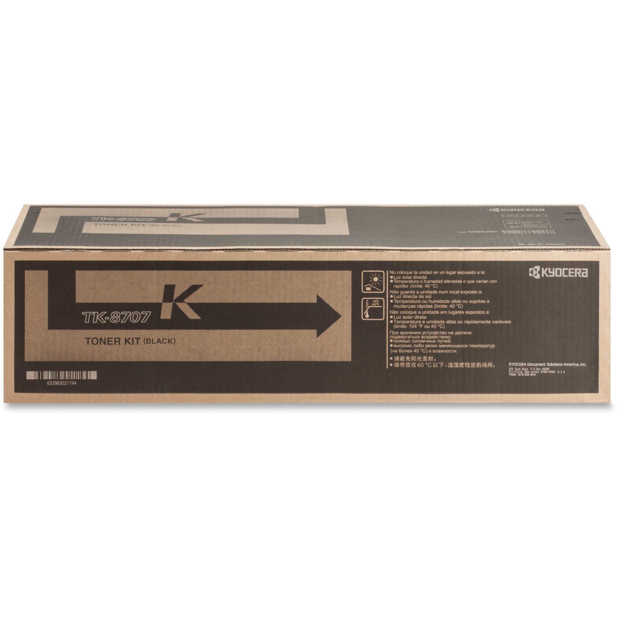 Kyocera Original Laser Toner Cartridge - Black - 1 Each - 70000 Pages