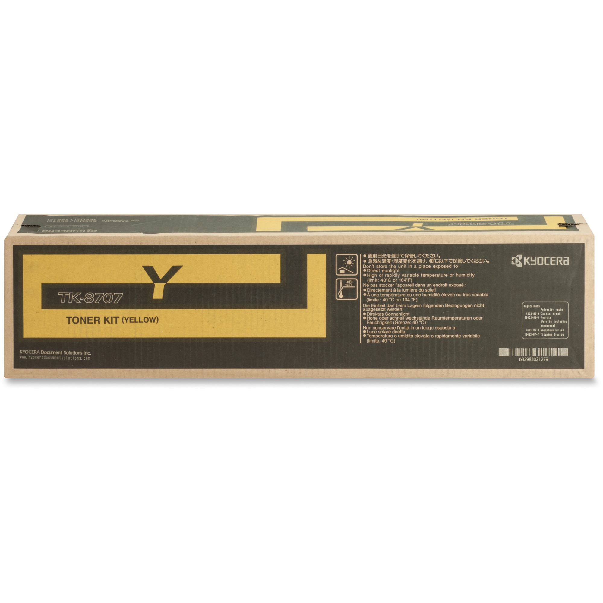 Kyocera Original Laser Toner Cartridge - Yellow - 1 Each - 30000 Pages