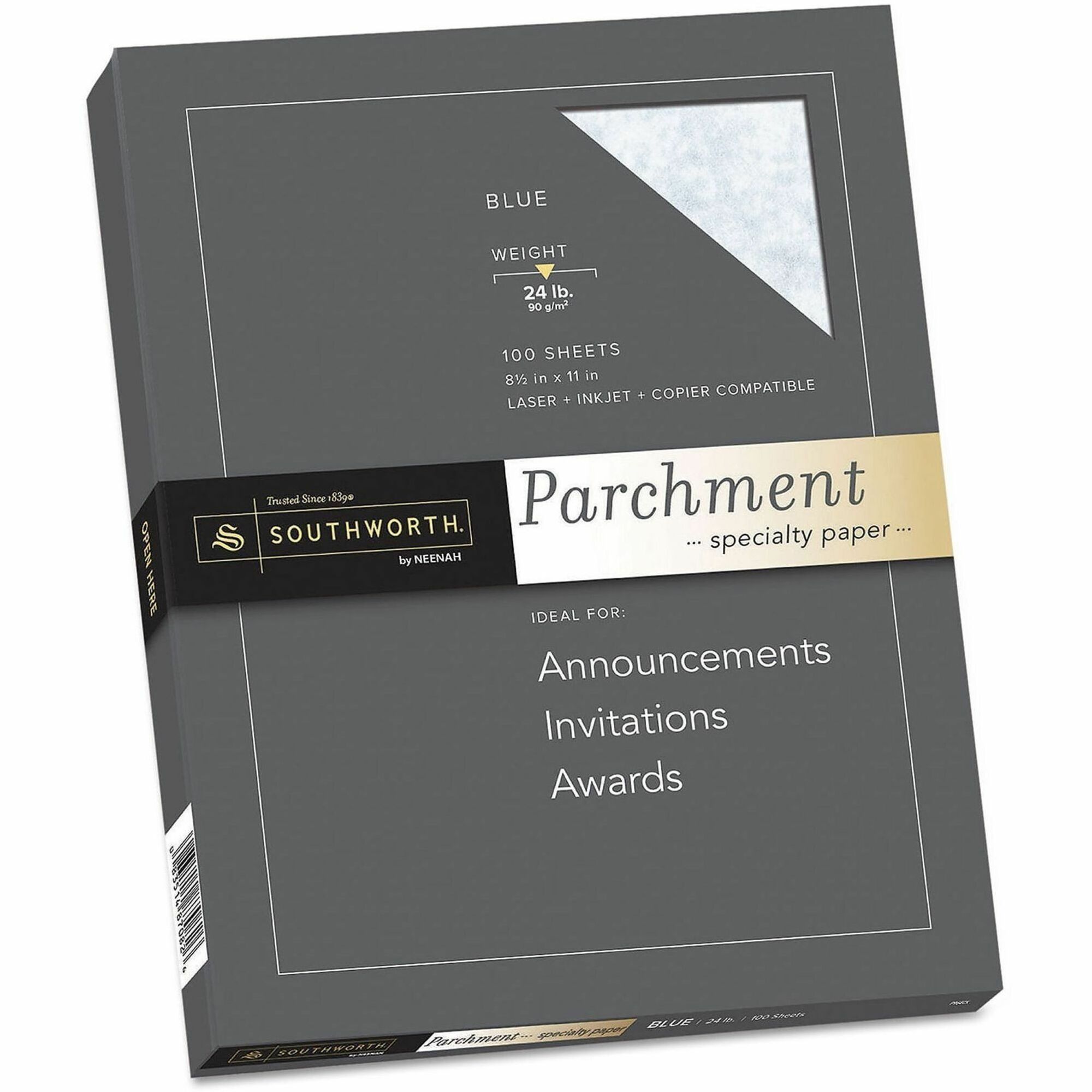 Southworth Parchment Specialty Paper - Blue