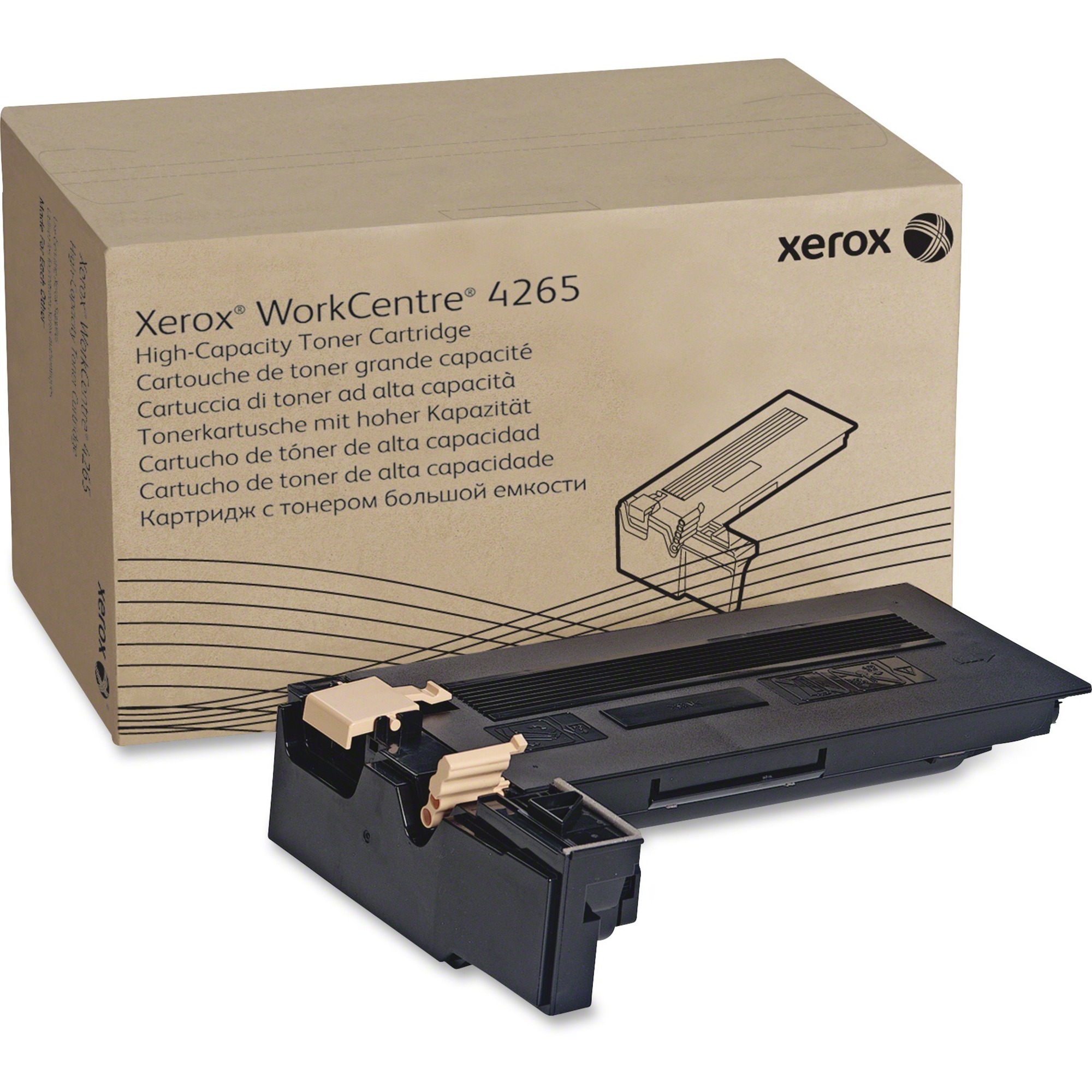 Xerox Original High Yield Laser Toner Cartridge - Black - 1 Each
