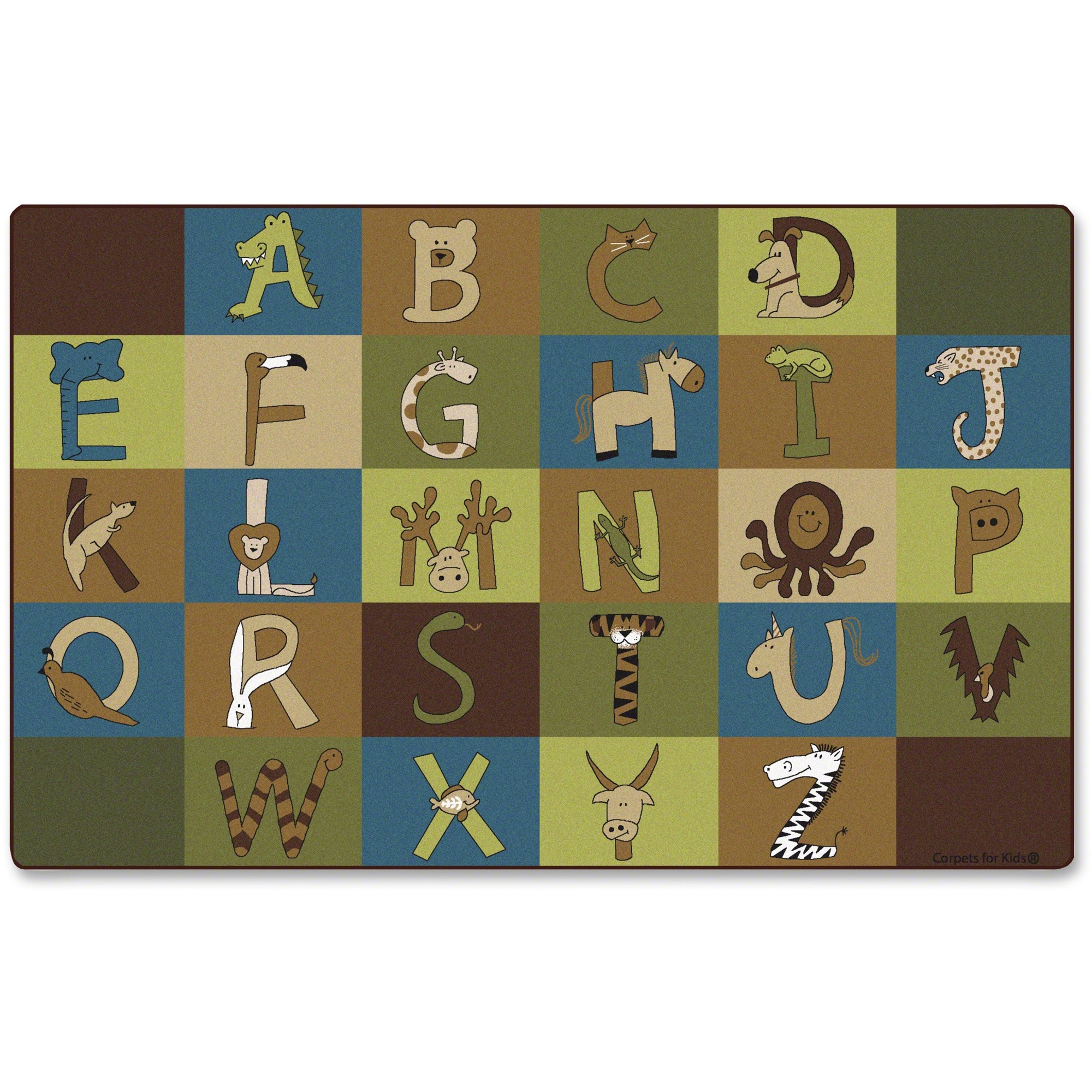 Carpets for Kids&reg; Premium A-Z Animals Nature 12' Area Rug