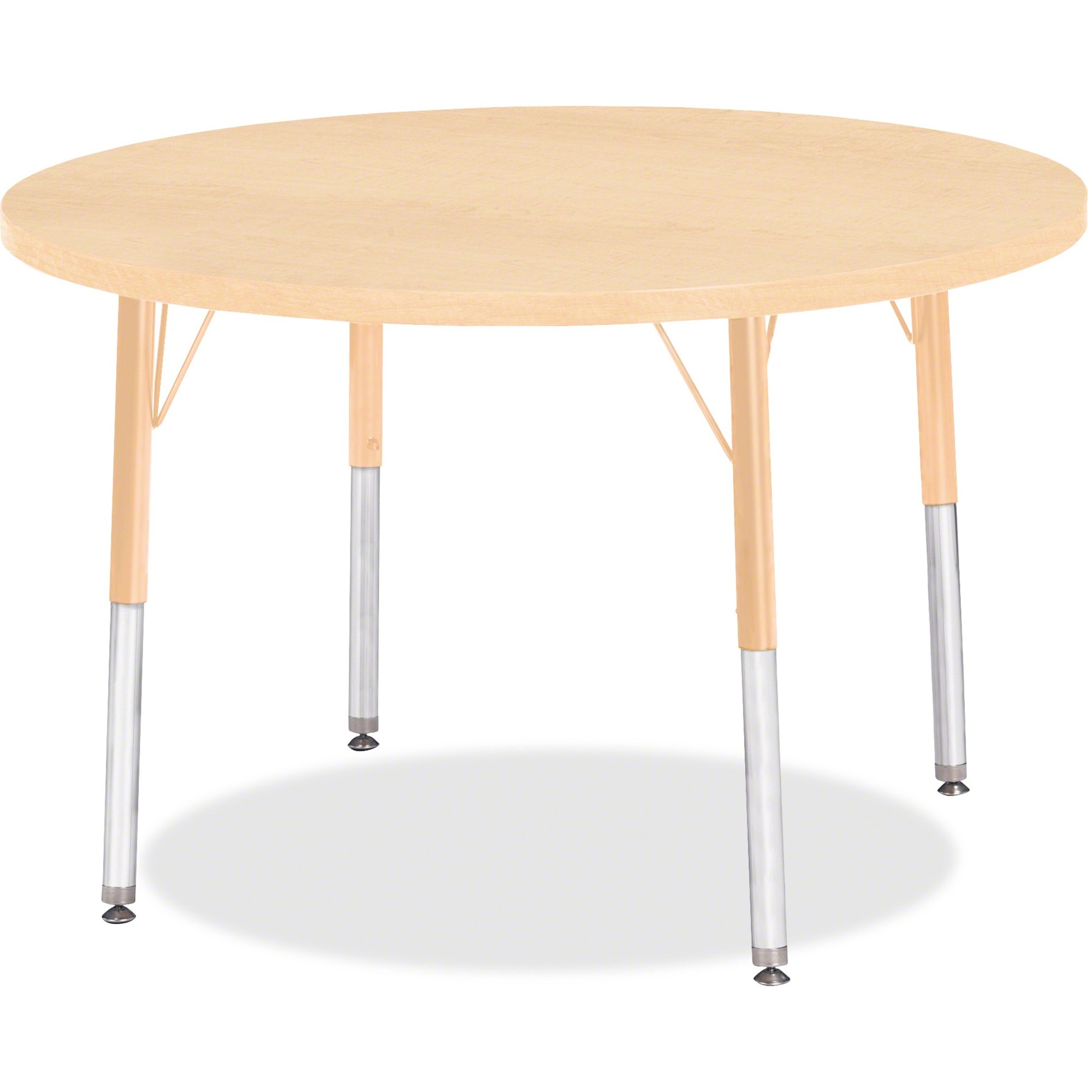 Jonti-Craft Elementary Height Maple Round Table