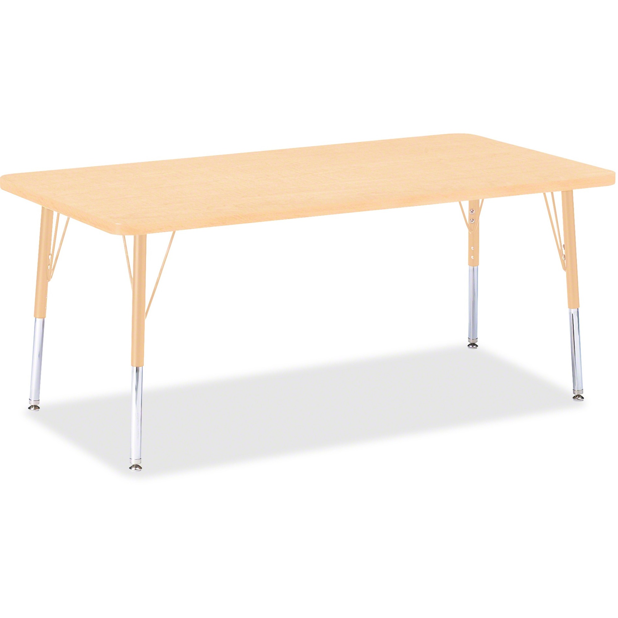 Jonti-Craft Berries Elementary Maple Top/Edge Rectangle Table