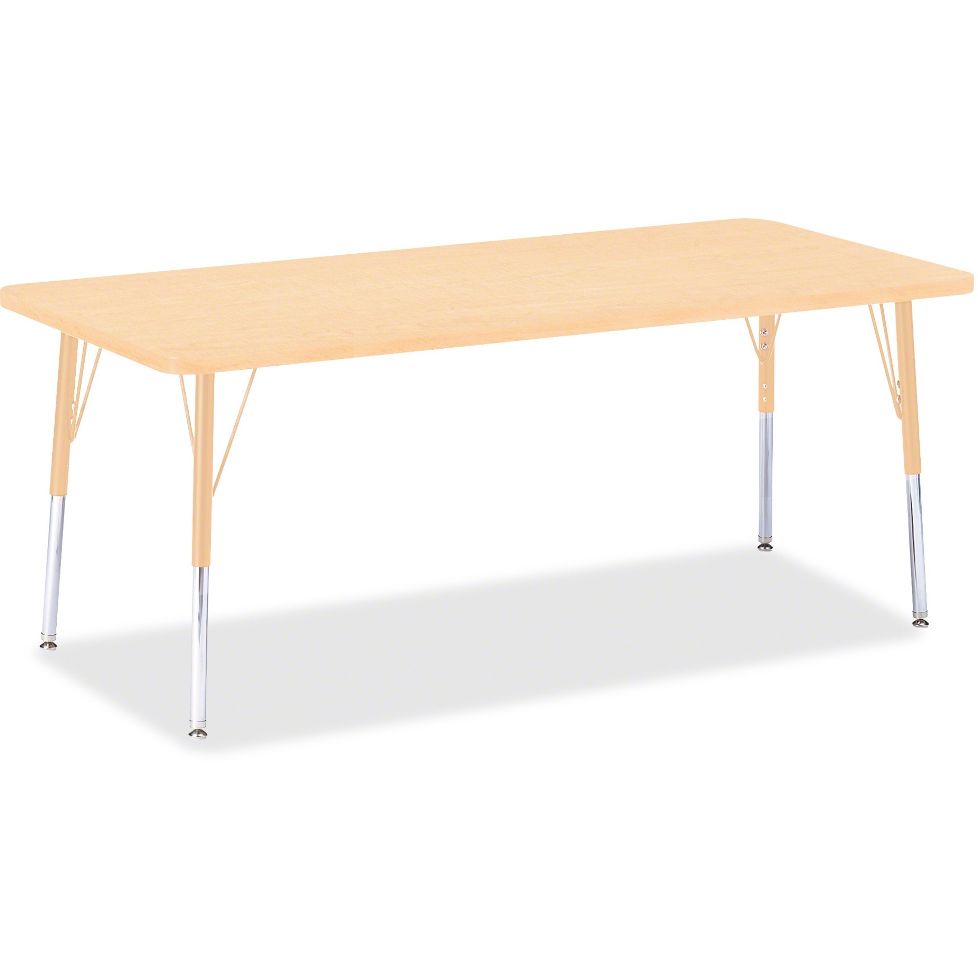 Jonti-Craft Berries Elementary Maple Top/Edge Rectangle Table