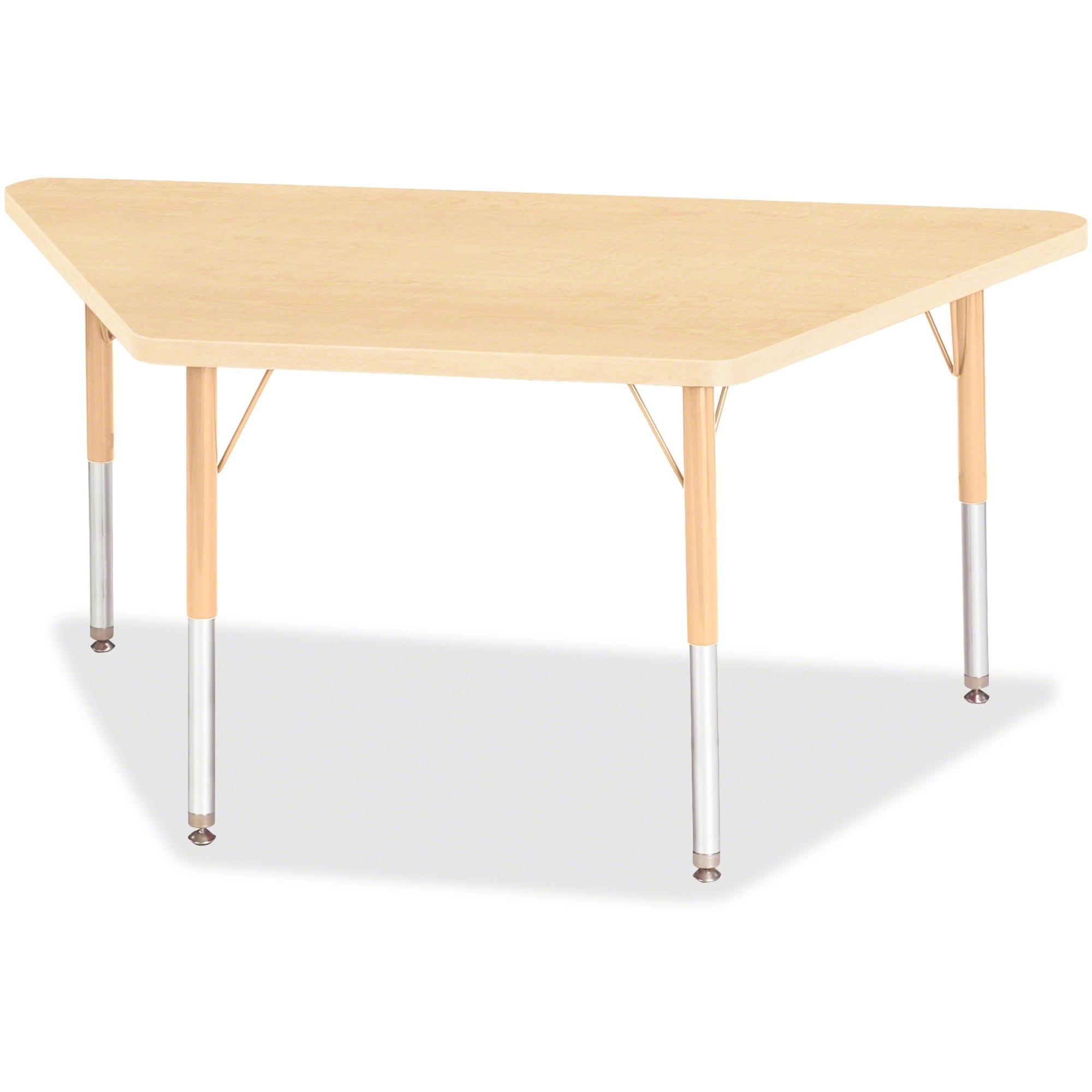 Jonti-Craft Berries Maple Top Elementary Height Trapezoid Table