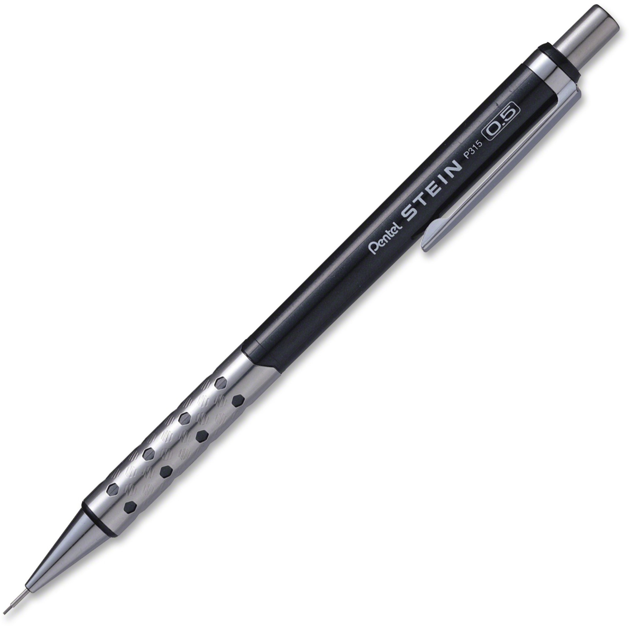 Pentel Mechanical Pencil 0.5 mm Lead Size Black Barrel Madill