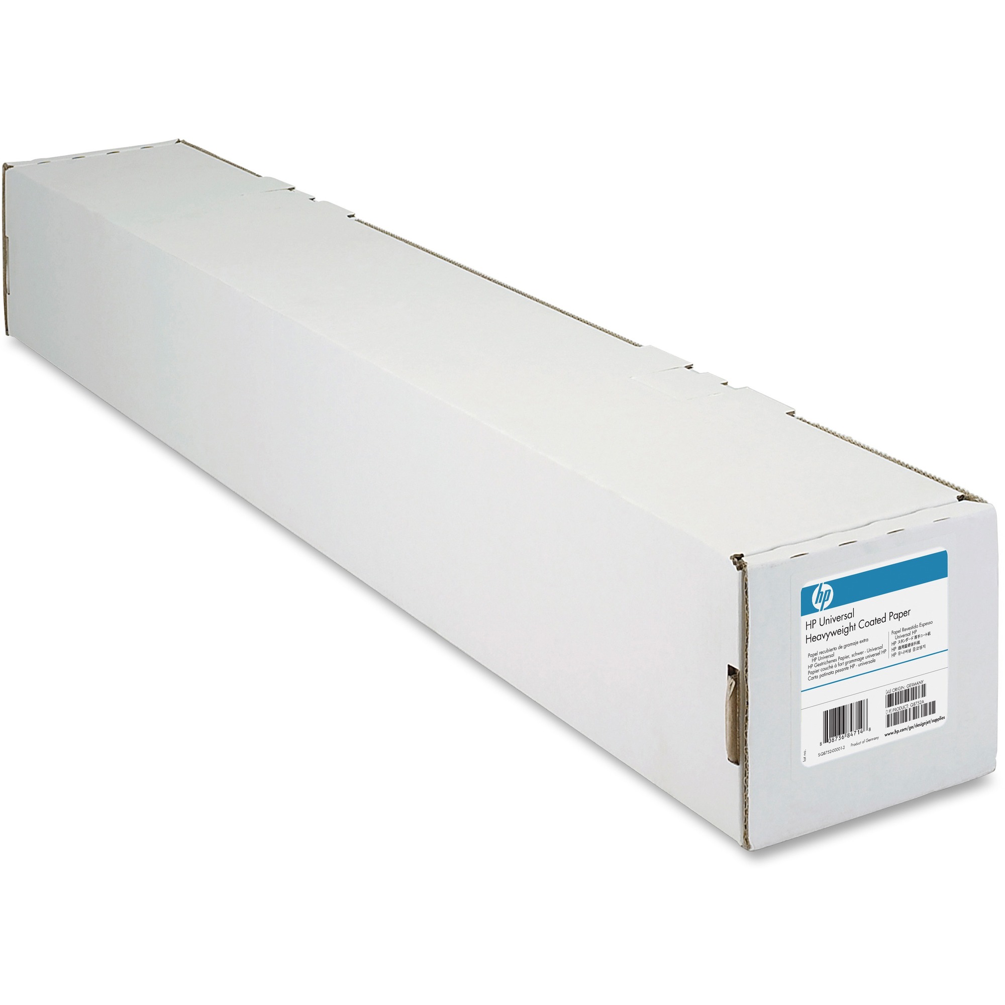 HP Universal Heavyweight Coated Paper - 24" (609.60 mm) x 100 ft (30.48 m) - Satin - 1 Roll