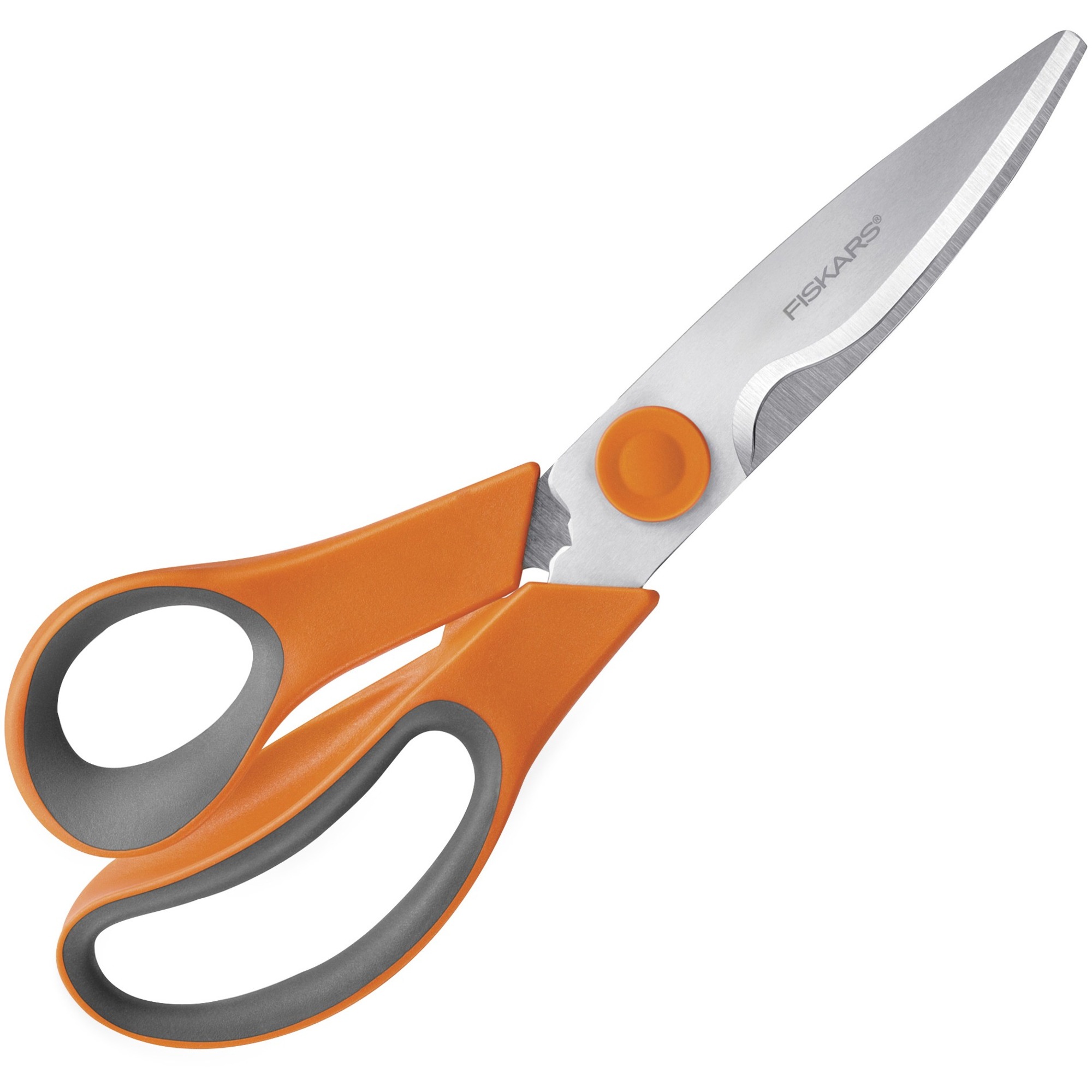 Fiskars All-purpose Kitchen Shears - Titanium, Stainless Steel - Orange ...