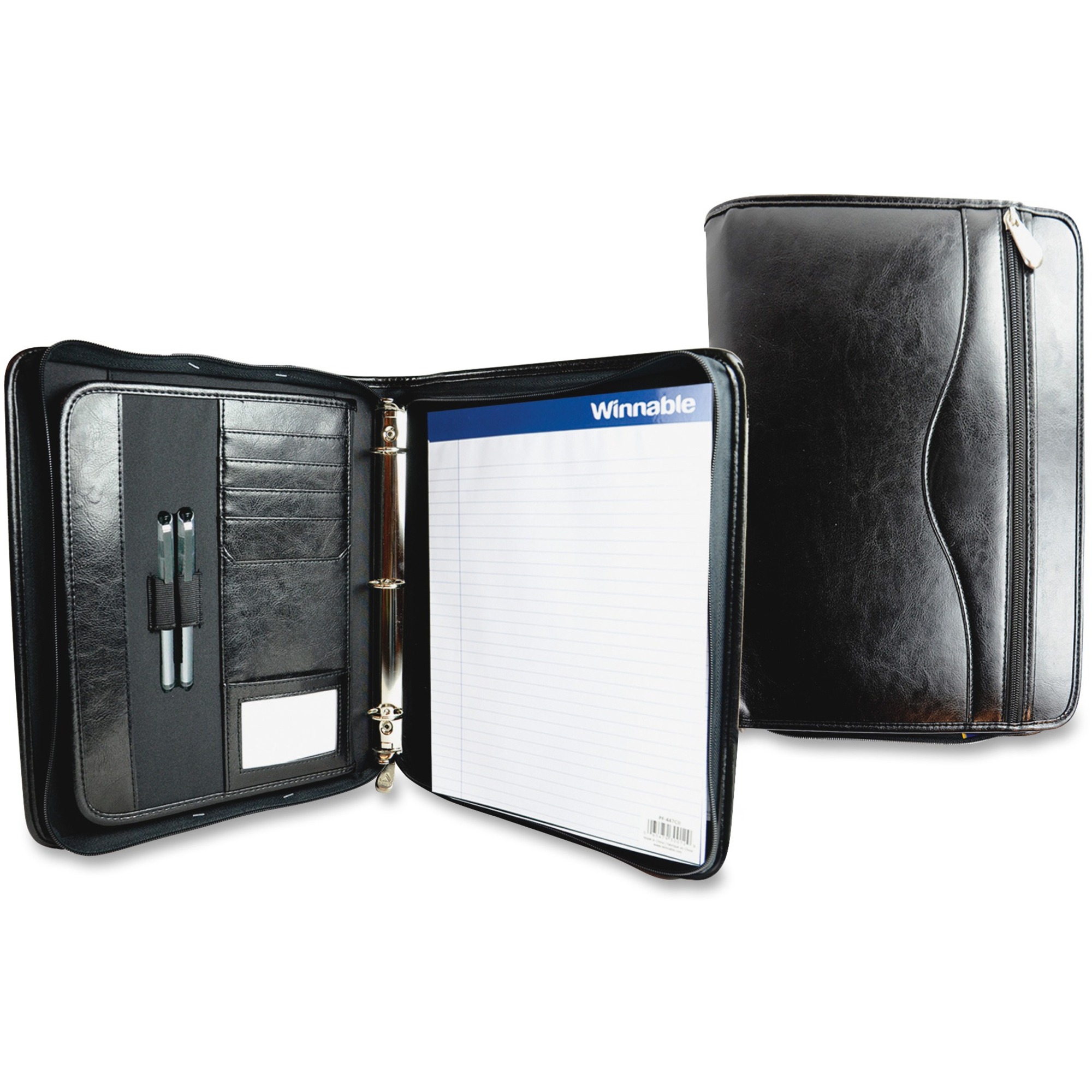 Winnable Leather Executive Ring Binder 1" Binder Capacity Letter