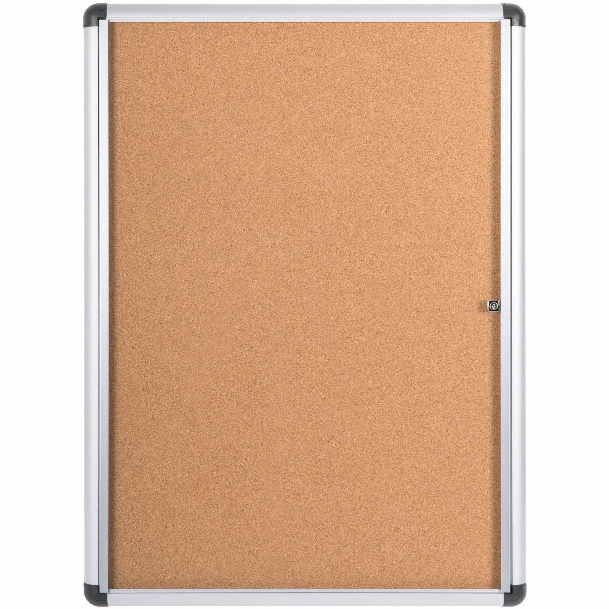 MasterVision SlimeLine Magnetic Enclosed Board