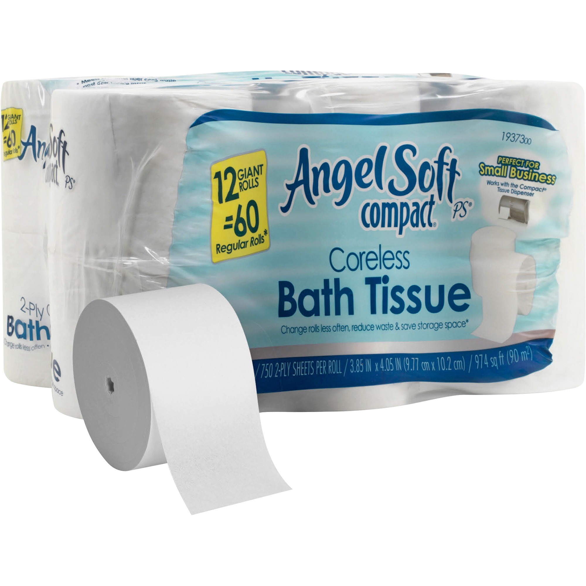 Angel Soft Professional Series Premium Embossed Coreless Toilet Paper ...