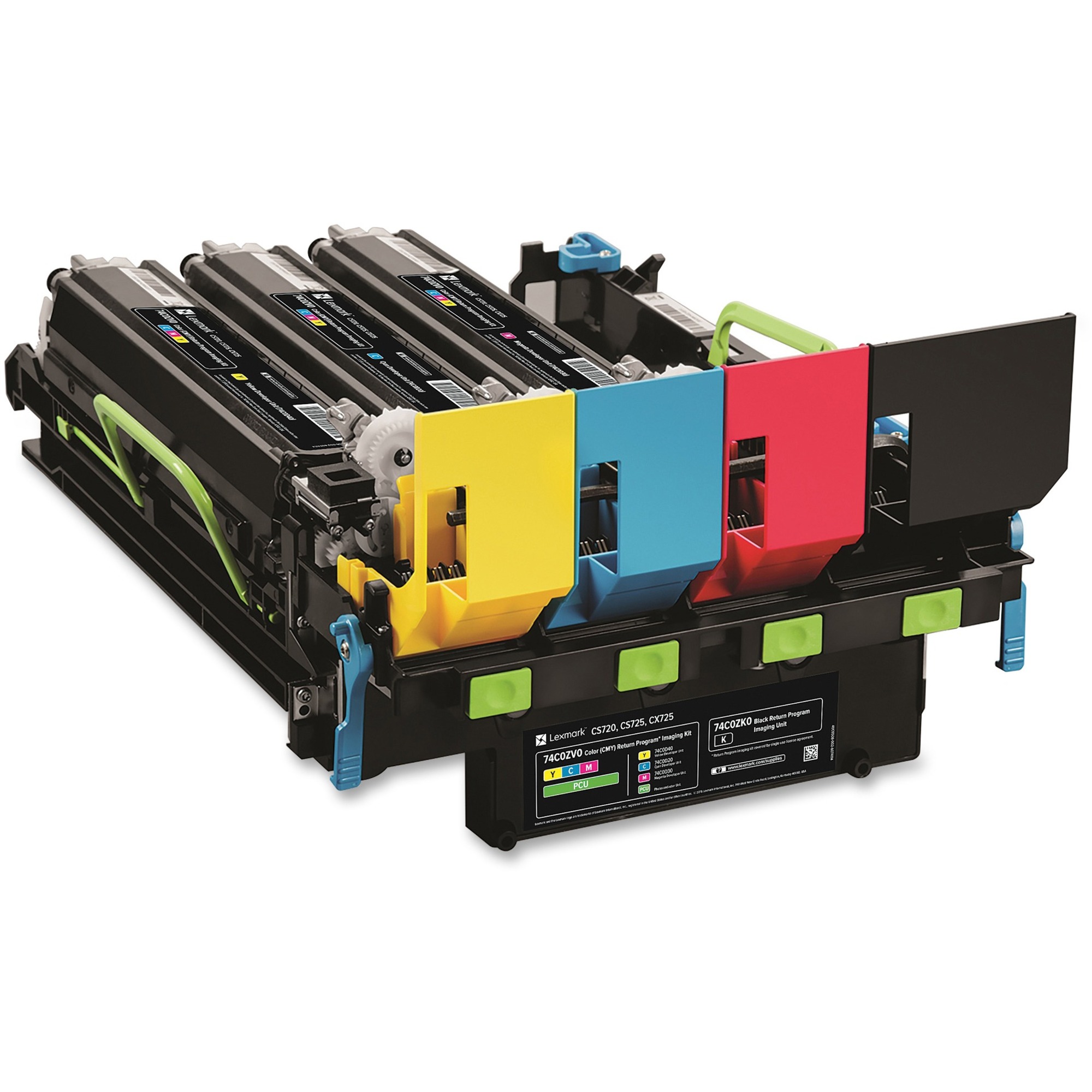Lexmark CX725 Return Program Color Imaging Kit - Laser Print Technology - 150000 - Cyan, Magenta, Yellow - 1 Each