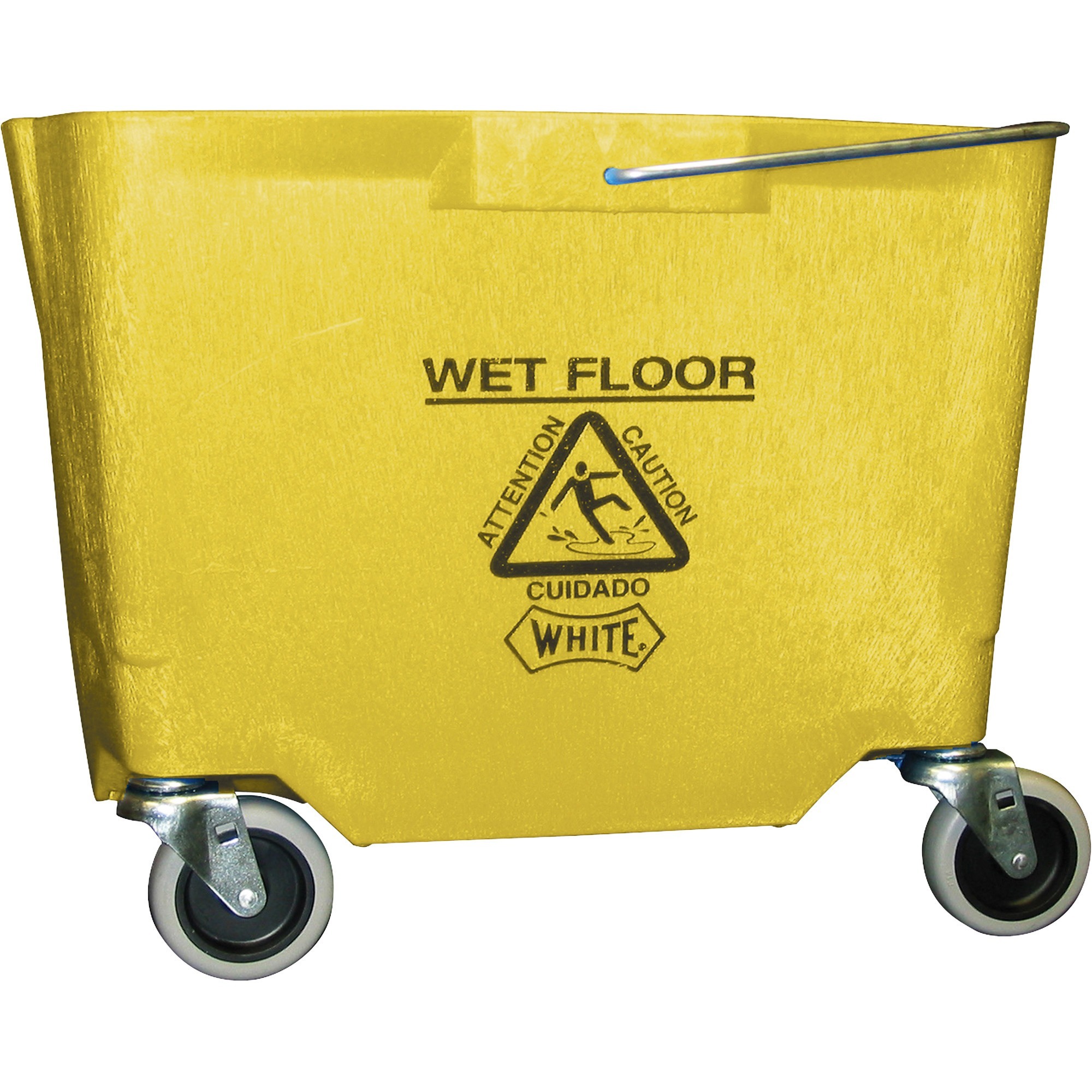 Impact 35 QT Replacement Mop Bucket - No Wringer - 8.75 gal - Corrosion Resistant, Durable - 14.8" x 16.5" - Polyethylene - Yellow - 1 Each