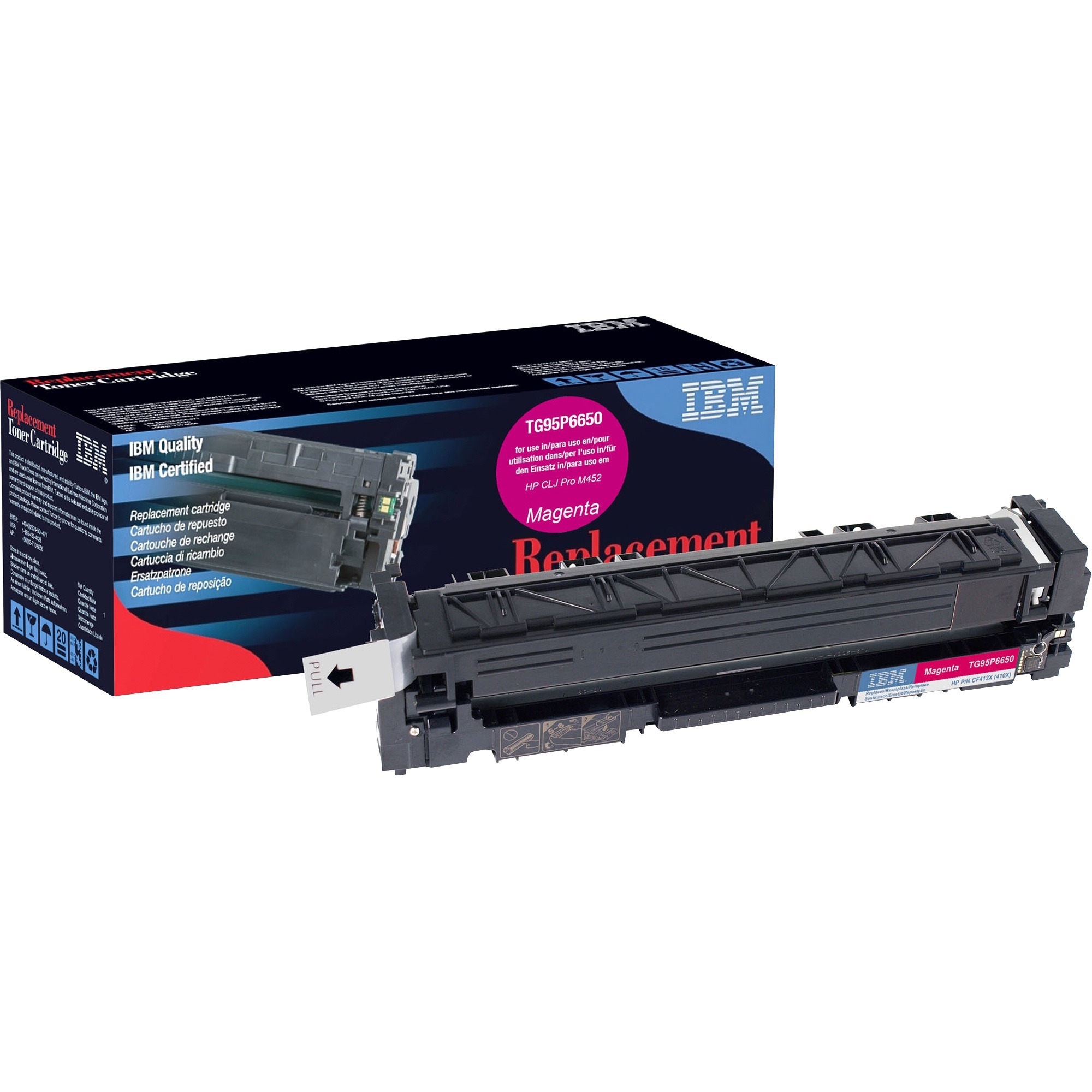 IBM Remanufactured Laser Toner Cartridge 410X (CF413X) - Magenta - 1 Each