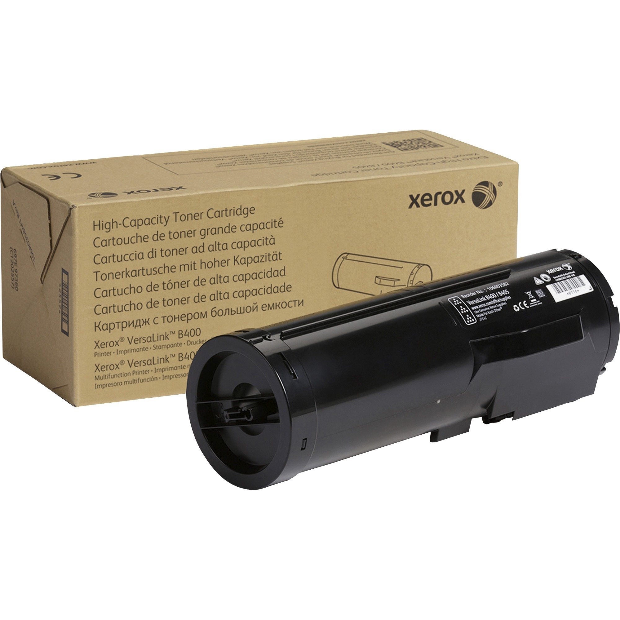 Xerox Original High Yield Laser Toner Cartridge Black Each