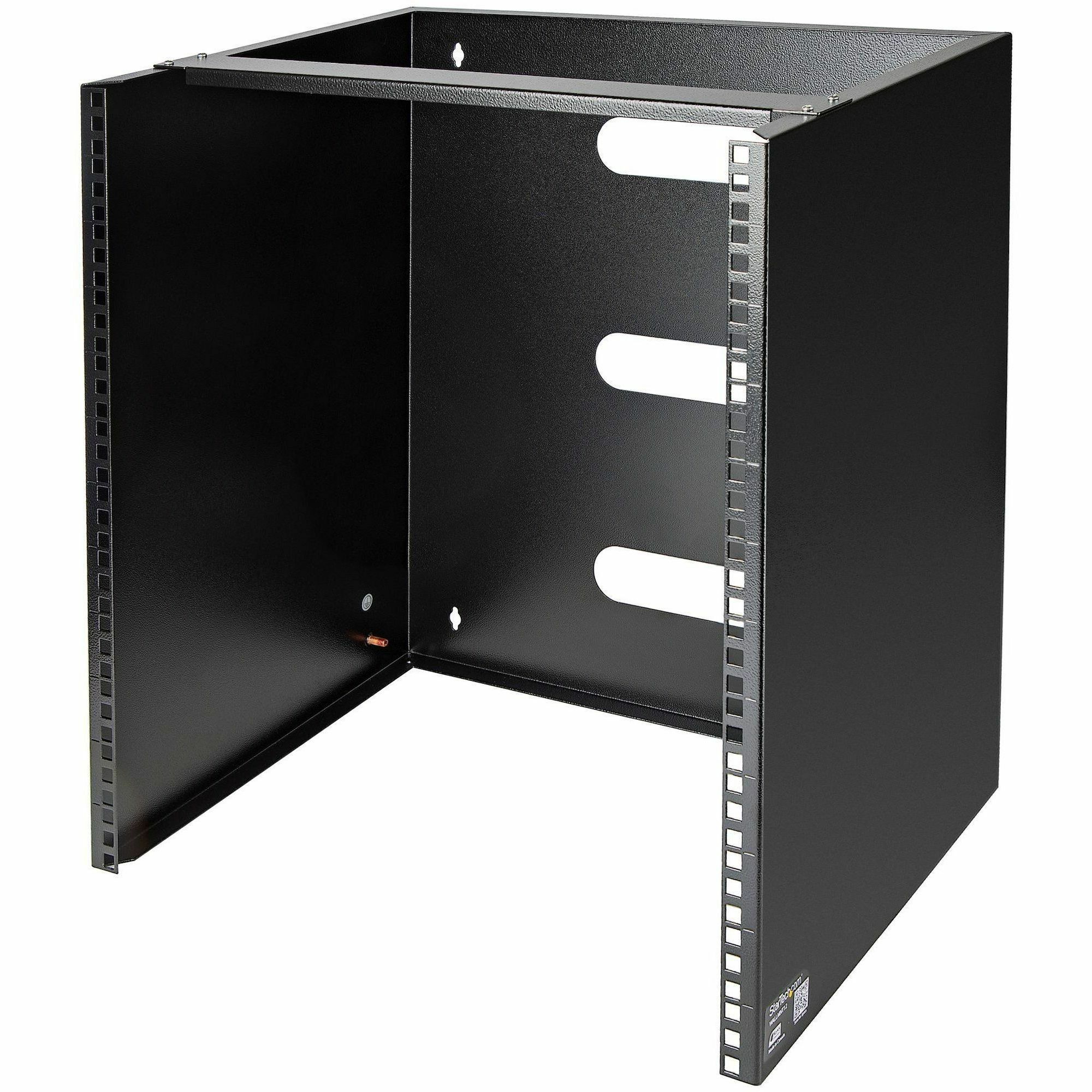StarTech.com 12U Wall-Mount Bracket for Shallow Rack-Mount Equipment - 12 in. Deep