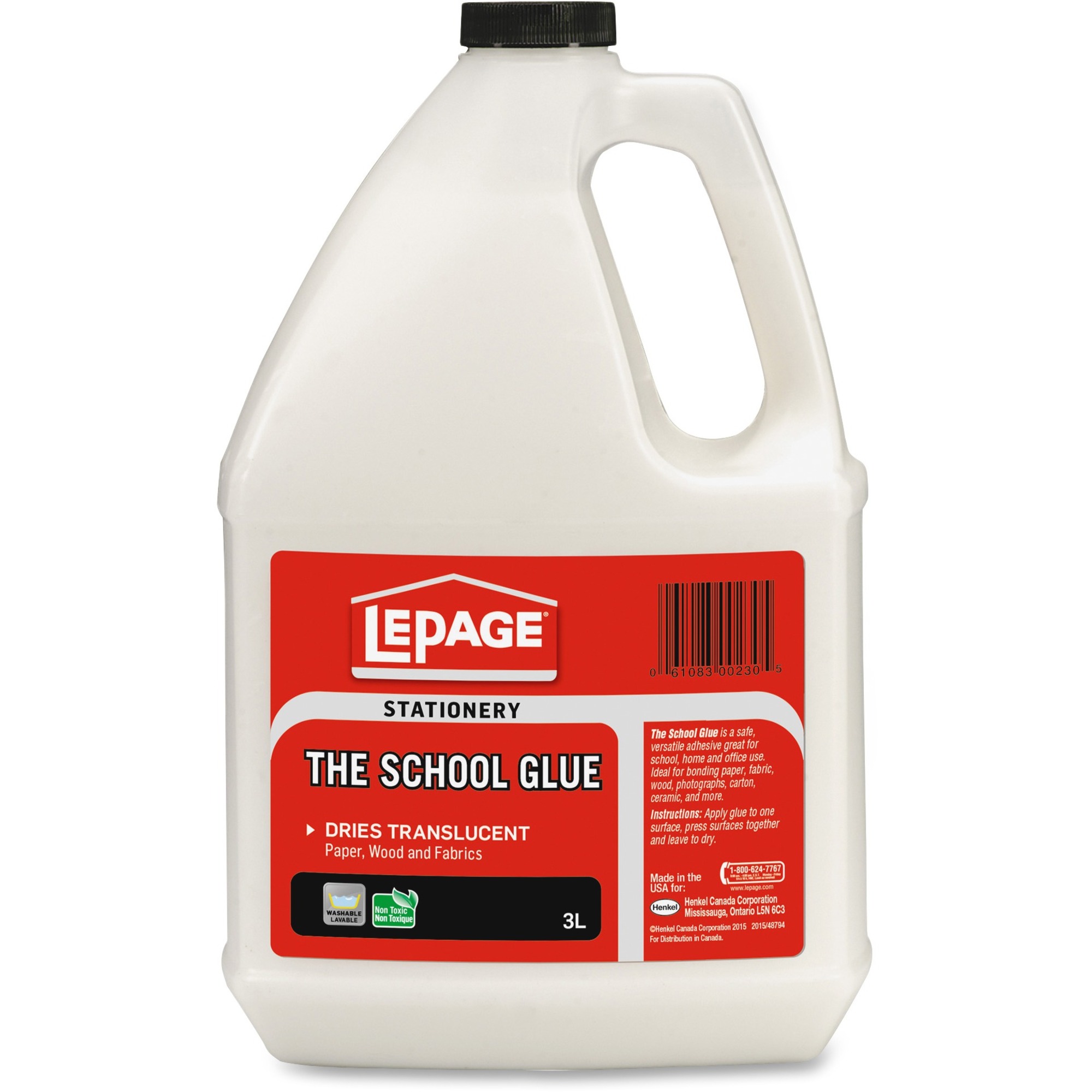 LePage School Glue 3 L White Madill The Office Company