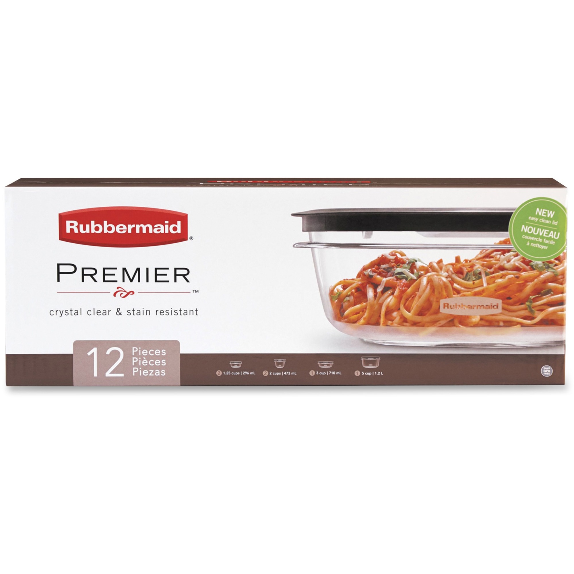Rubbermaid Premier Storage Ware 295.74 mL Food Container, 473.18 mL
