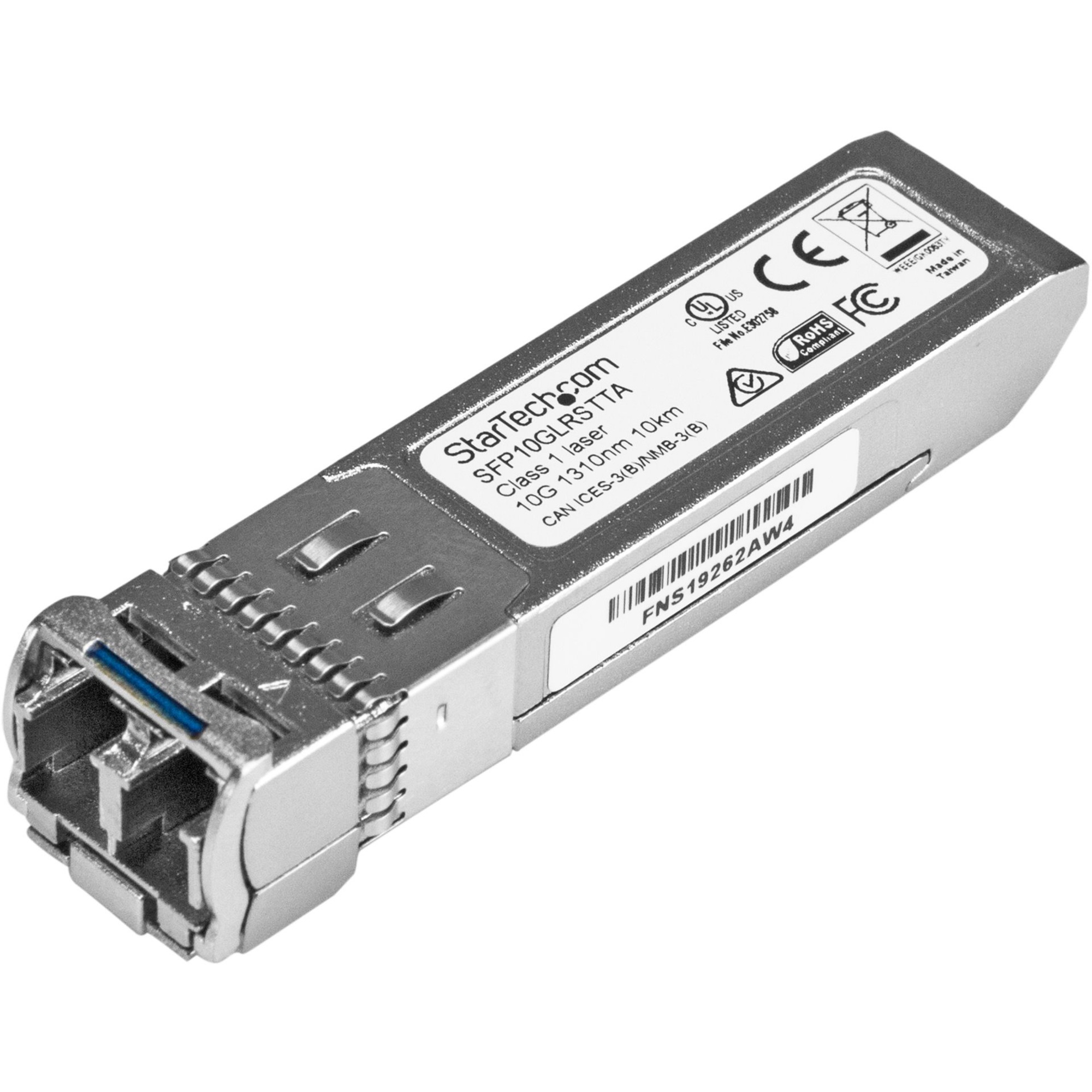 StarTech.com Cisco SFP-10G-LR Compatible SFP+ Transceiver Module - 10GBASE-LR