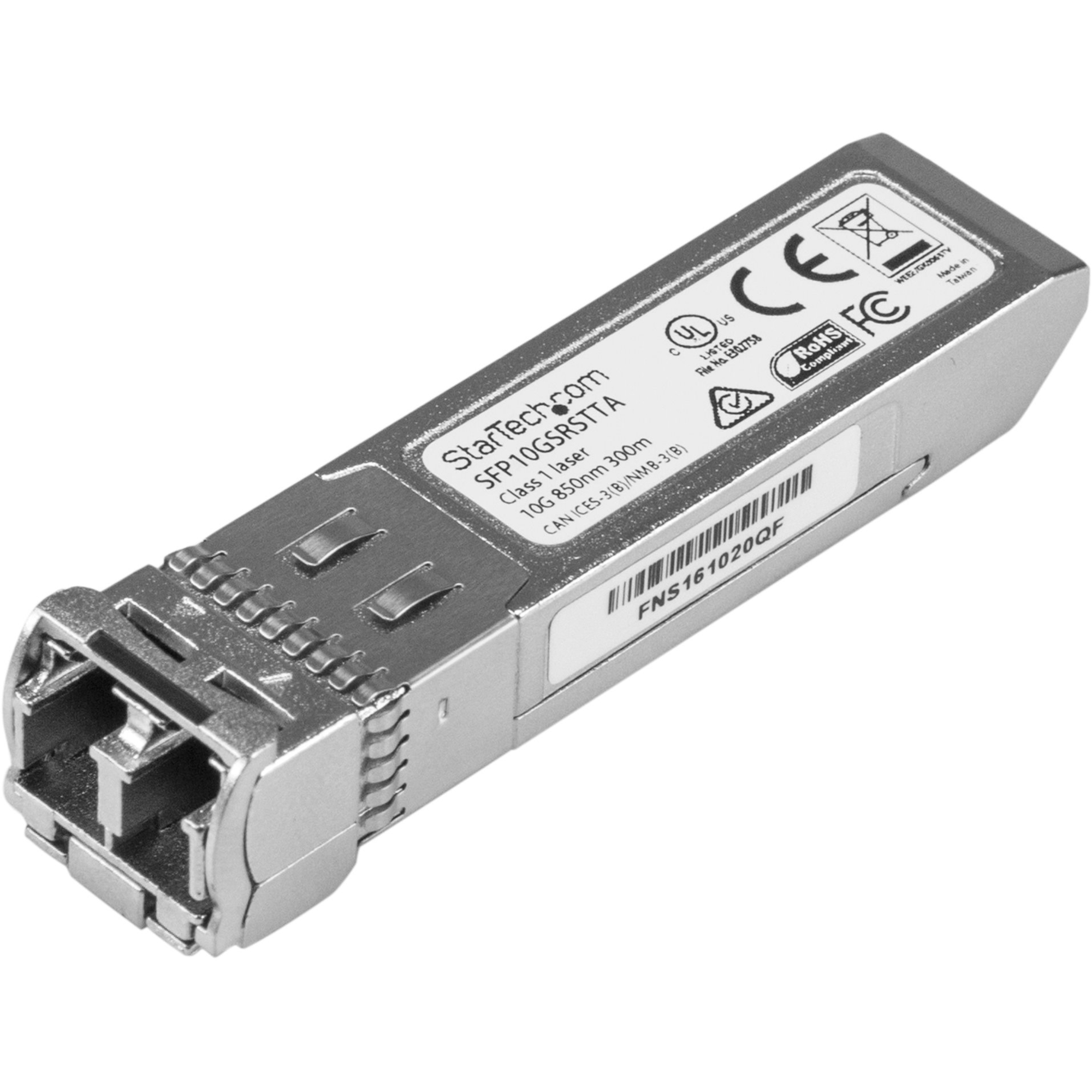 StarTech.com Cisco SFP-10G-SR Compatible SFP+ Transceiver Module - 10GBASE-SR