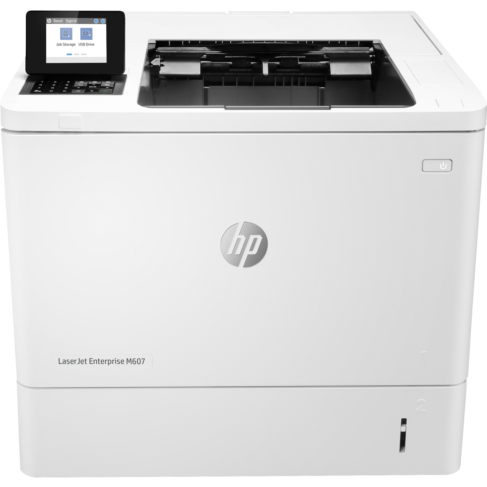 HP LaserJet Enterprise M607 M607n Desktop Laser Printer - Monochrome ...