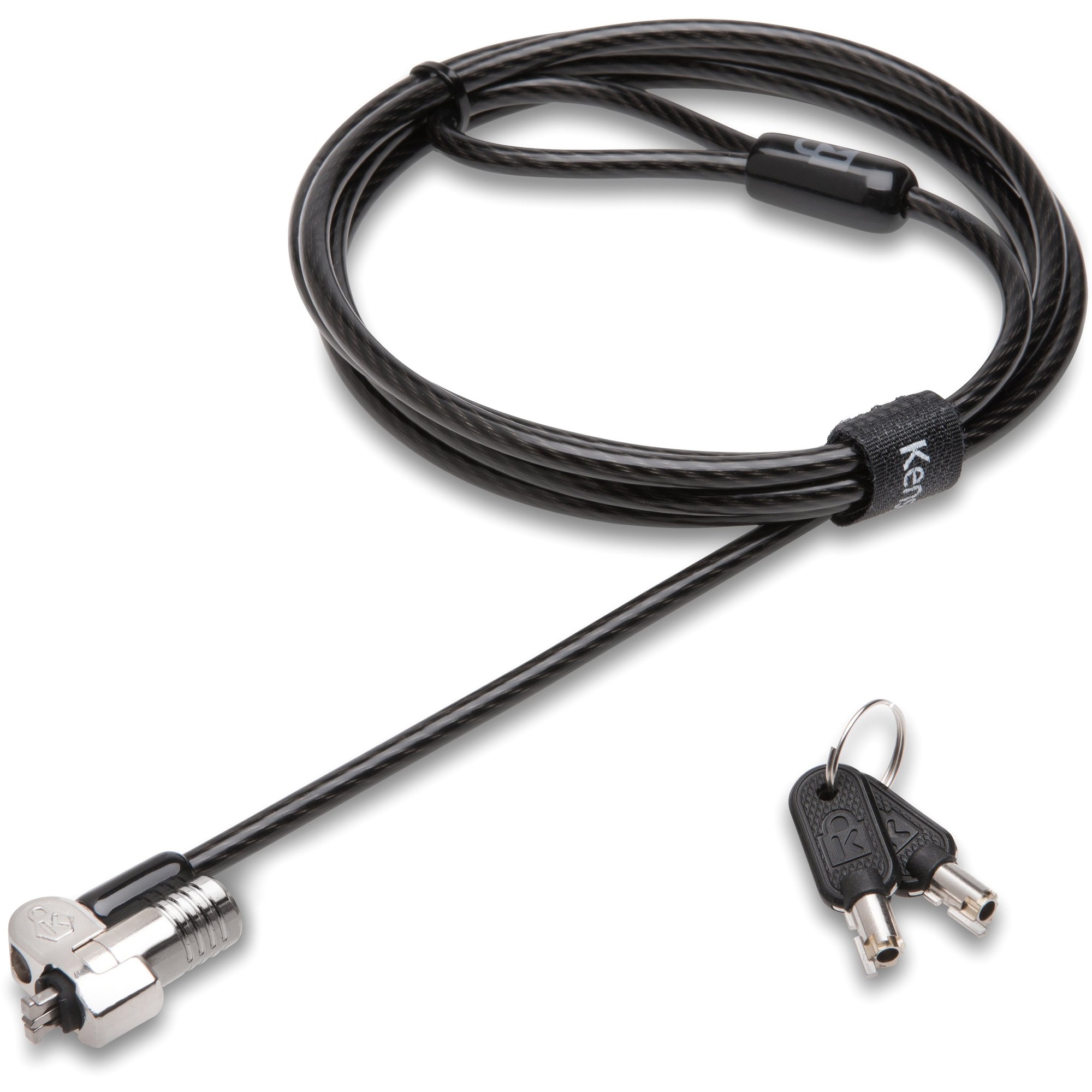 Kensington NanoSaver Keyed Laptop Lock - 6 ft (1.83 m) Cable - Keyed Lock - Carbon Steel, Plastic - For Notebook, Tablet