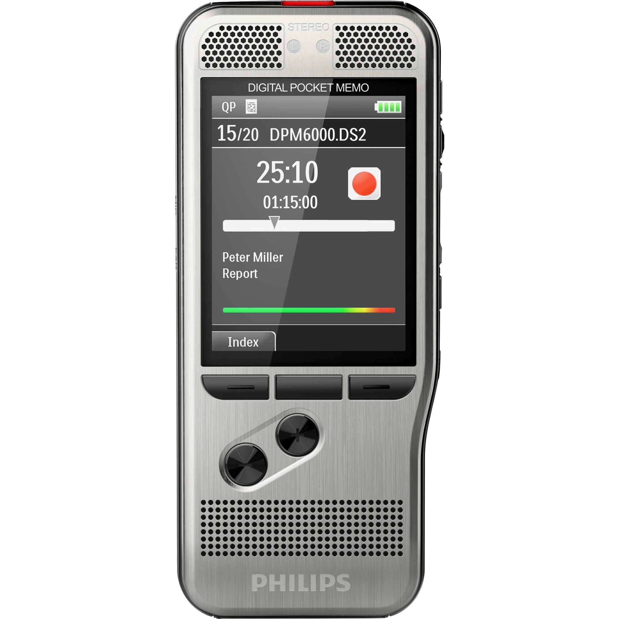 Philips Pocket Memo Voice Recorder (DPM6000/01) - SD, SDHC ...