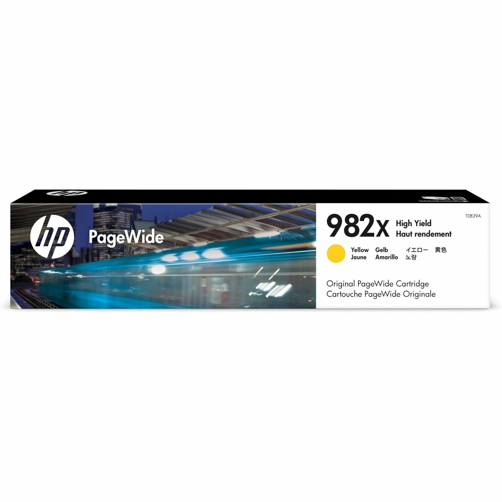 HP 982X (T0B29A) Original High Yield Page Wide Ink Cartridge - Yellow - 1 Each - 16000 Pages