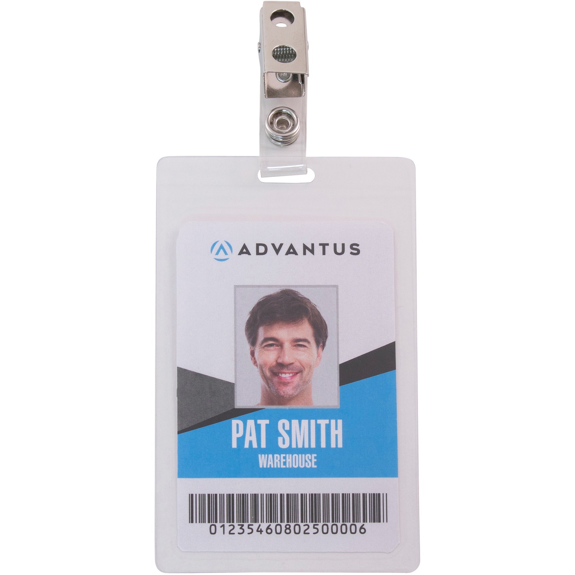 Advantus Strap Clip Self-laminating Badge Holders --AVT97102