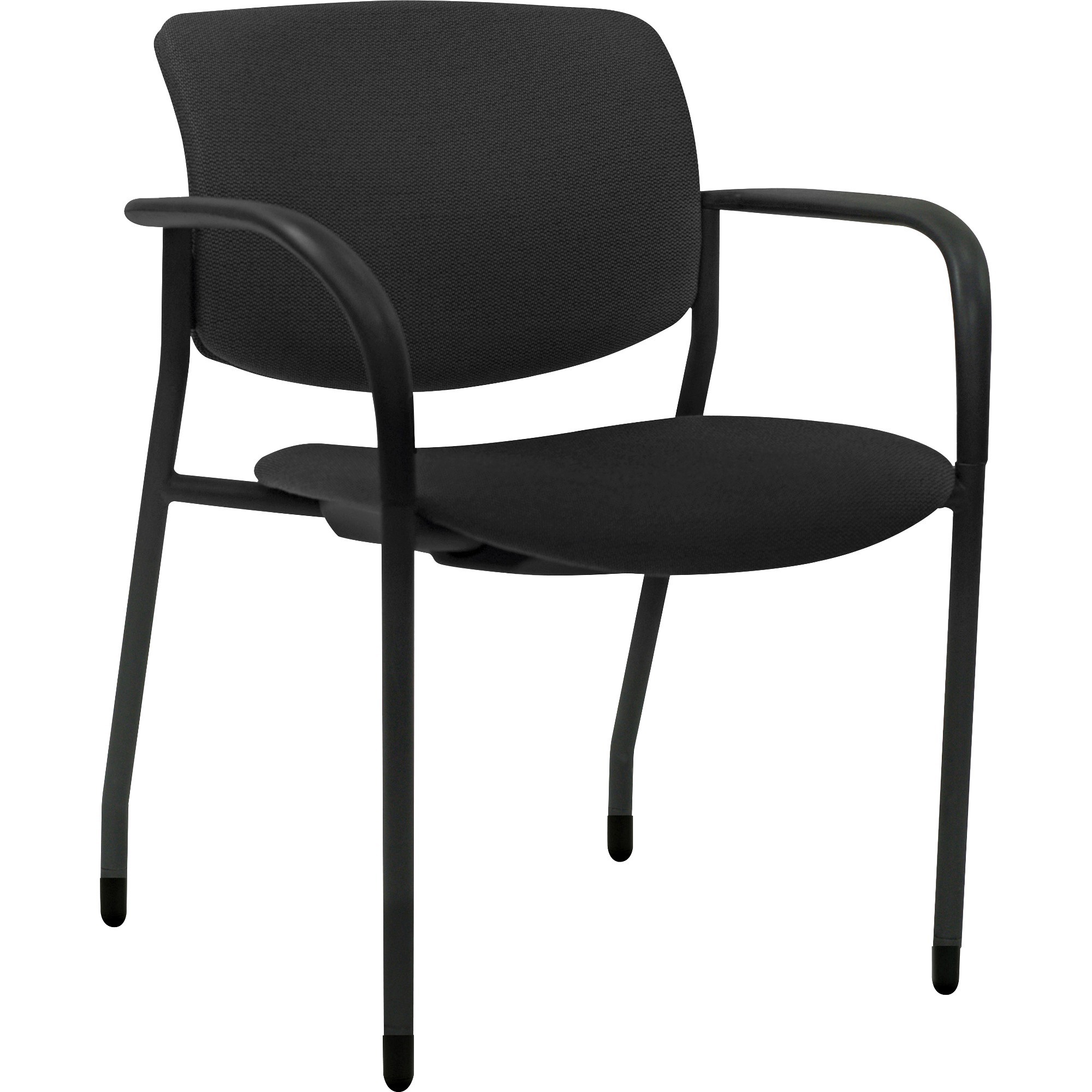 LLR 83114 | Lorell Advent Upholstered Stack Chairs with Arms - Lorell ...