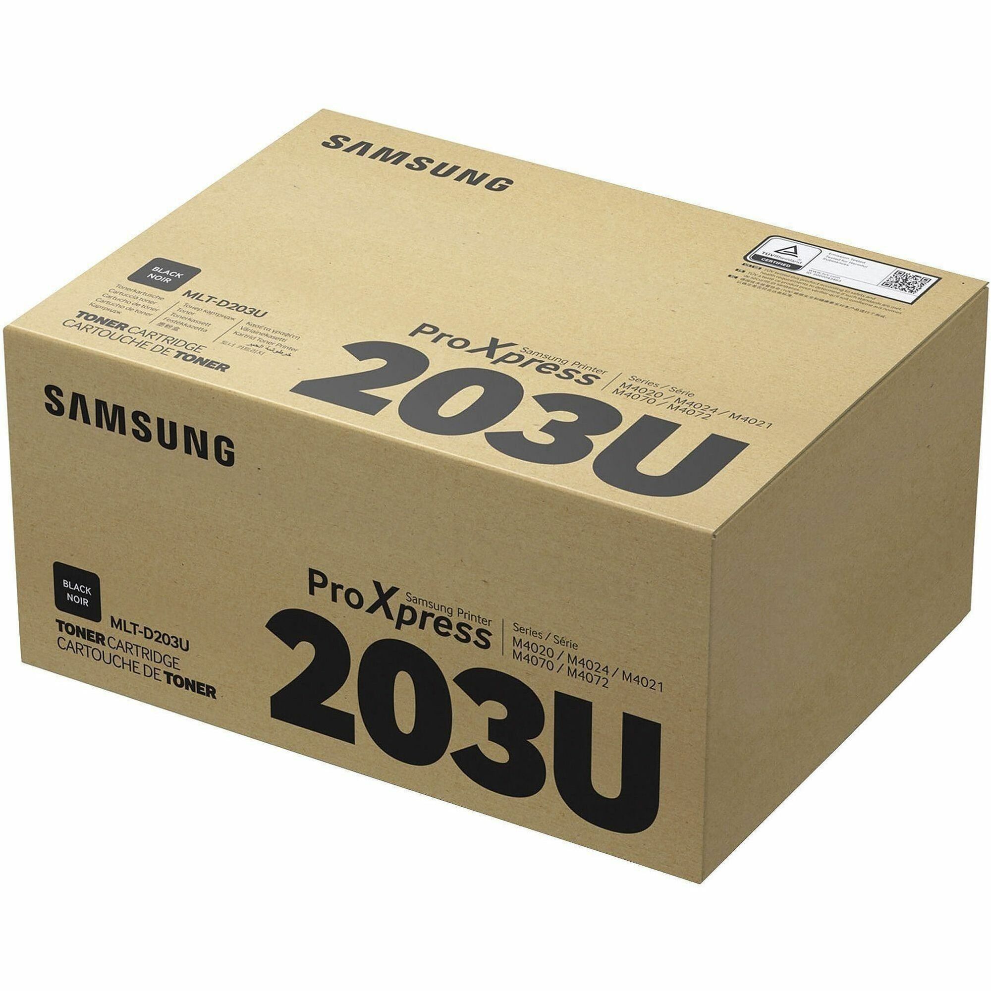 Samsung MLT-D203U Ultra High Yield Laser Toner Cartridge MLT-D203U (MLT-D203U/XAA) - Black - 1 Each