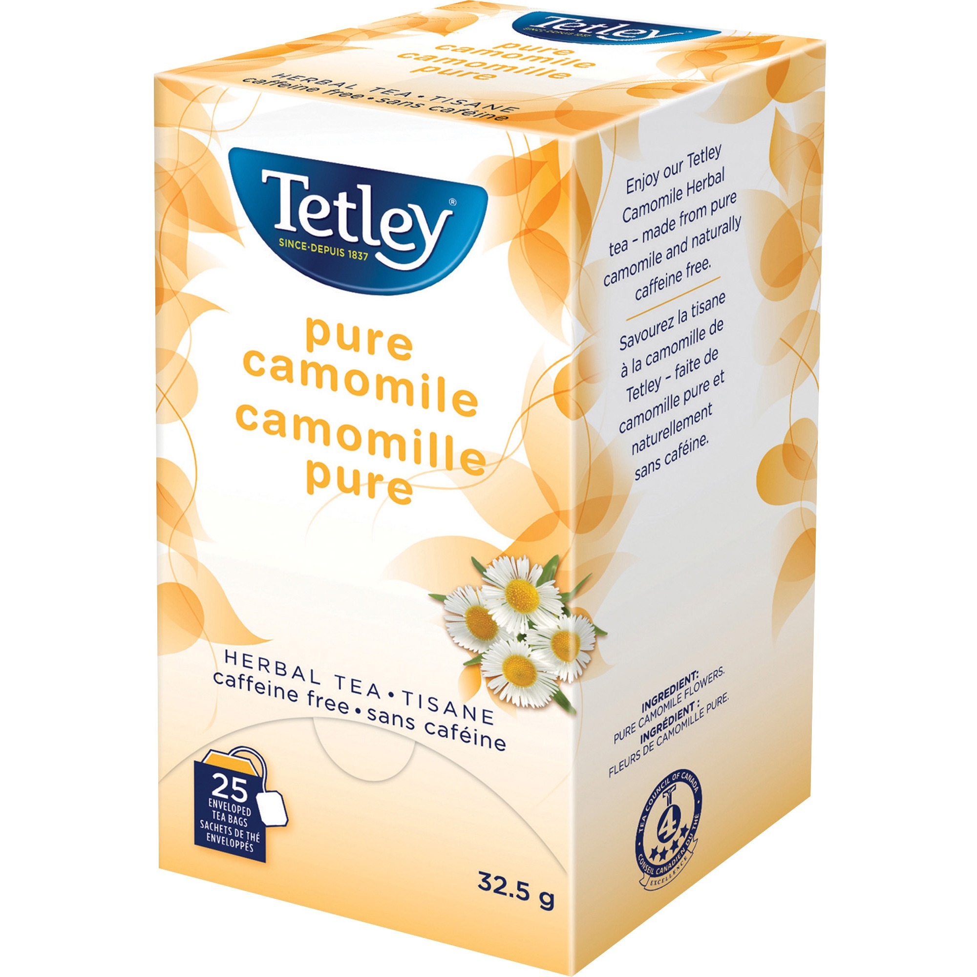 ECS Coffee Tetley Pure Chamomile Tea Herbal Tea Chamomile 20