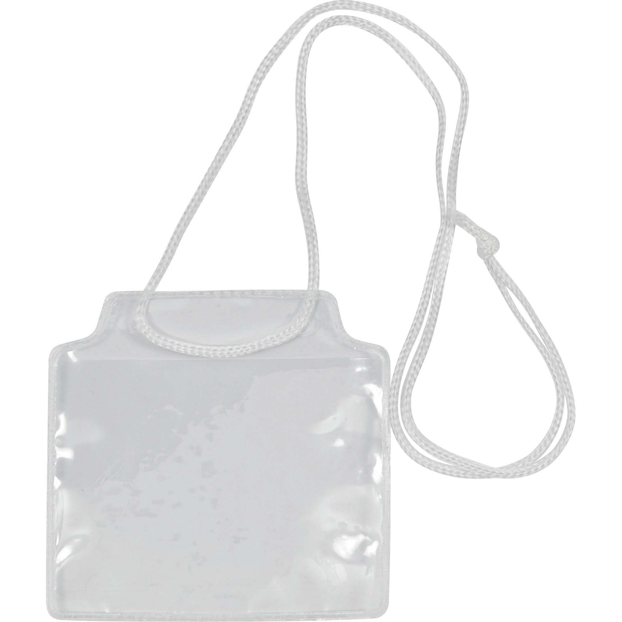 Merangue Pocket String Holder Name Badges 100 / Pack Clear Madill
