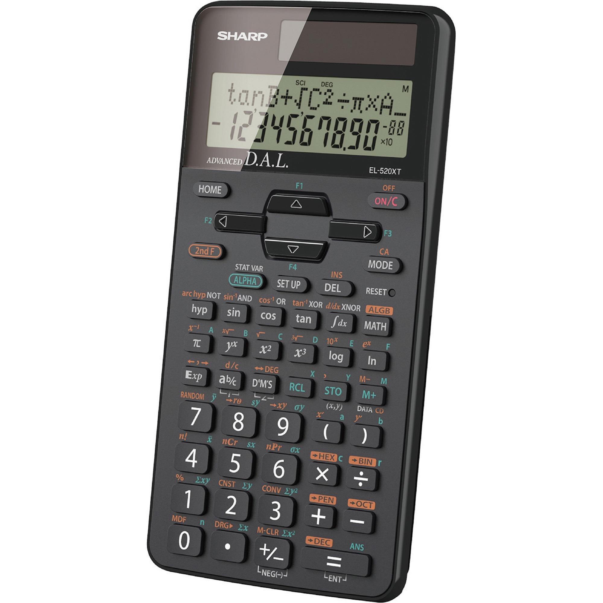 Sharp El 520xtbbk Scientific Calculator 419 Functions 2 Lines