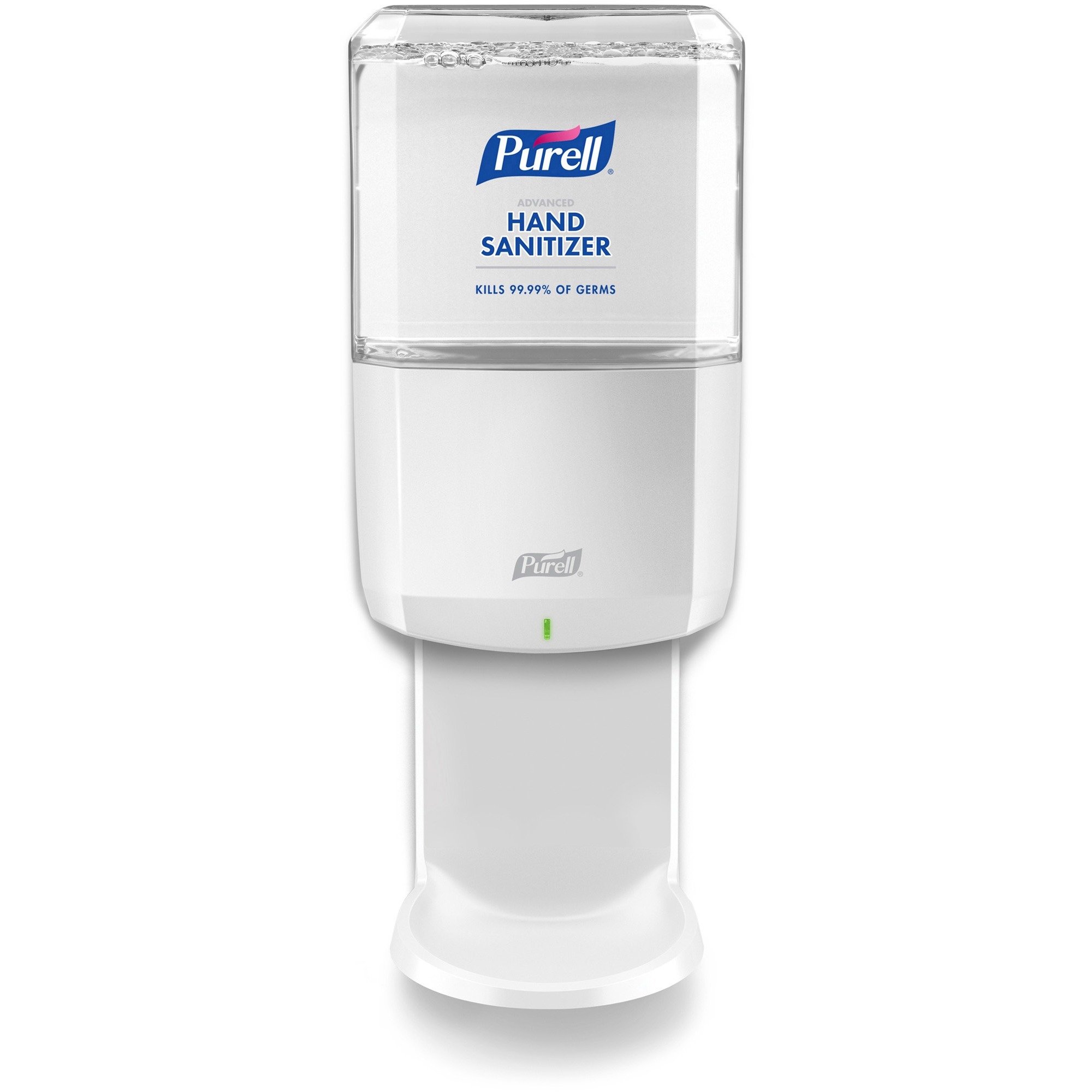 sanitizer dispenser automatic purell battery es8 touch es6 refillable quart capacity mountable locking support mechanism durable 1each each dispensers refill