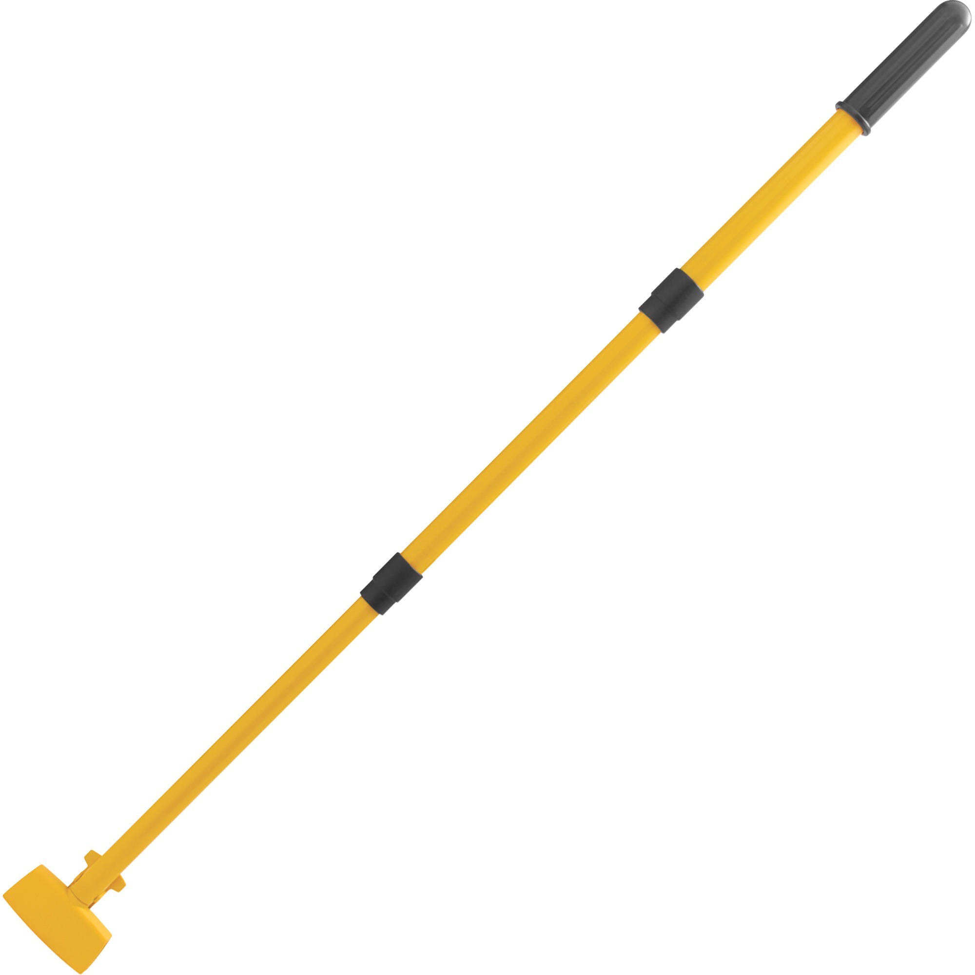 Rubbermaid Commercial Spill Mop Handle - Yellow, Black - Aluminum, Nylon - 1 Each