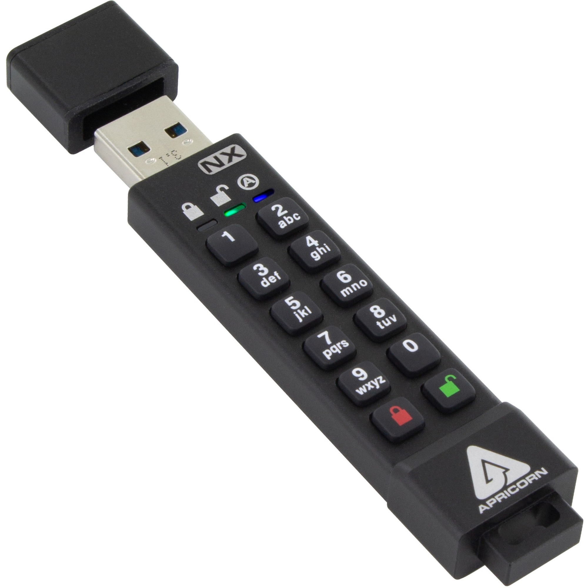 skelet motor Styrke Apricon Aegis Secure Key 3NX: Software-Free 256-Bit AES XTS Encrypted USB  3.1 Flash Key with FIPS 140-2 level 3 validation, Onboard Keypad, and up to  25% Cooler Operating Temperatures.