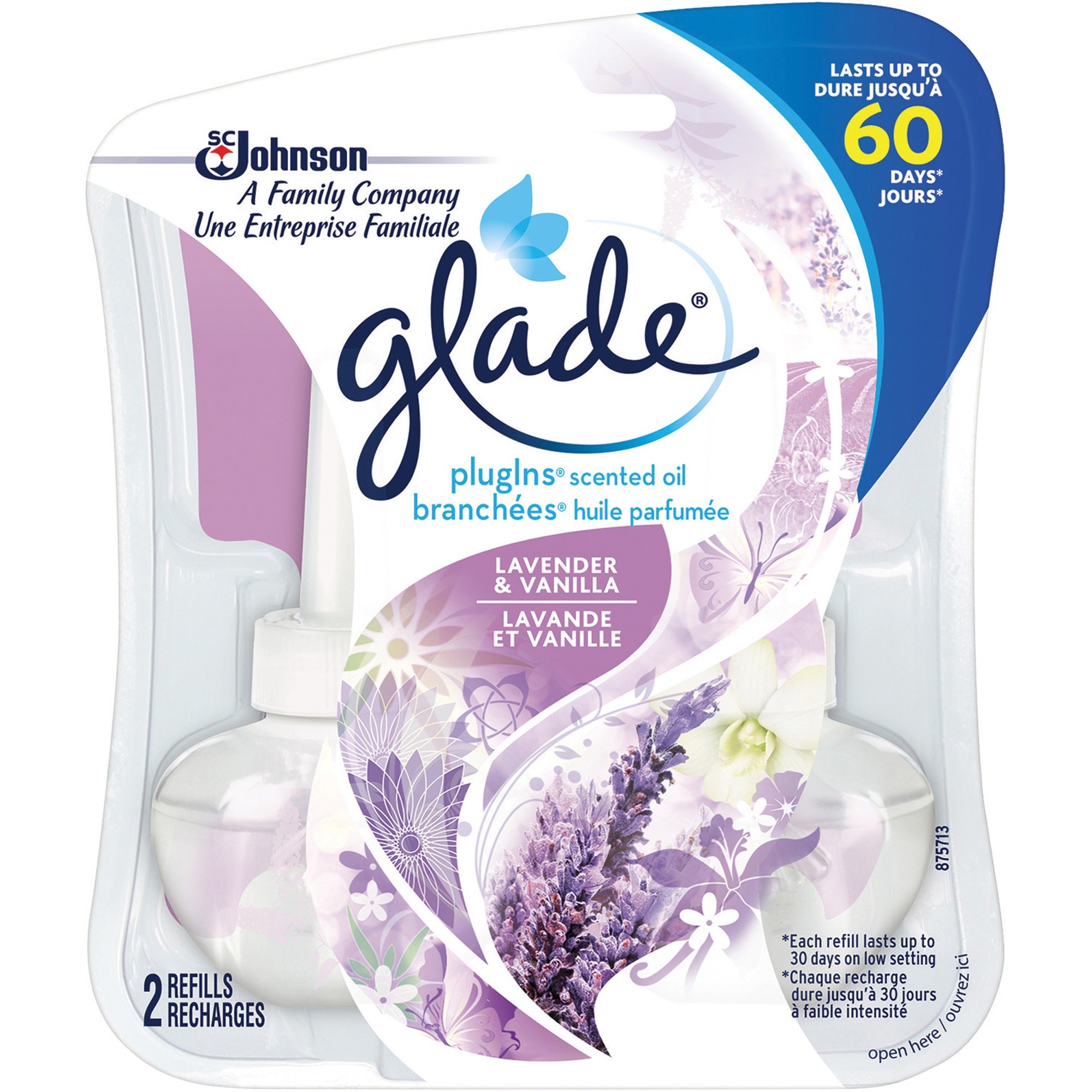 Glade plug 2025 in lavender vanilla