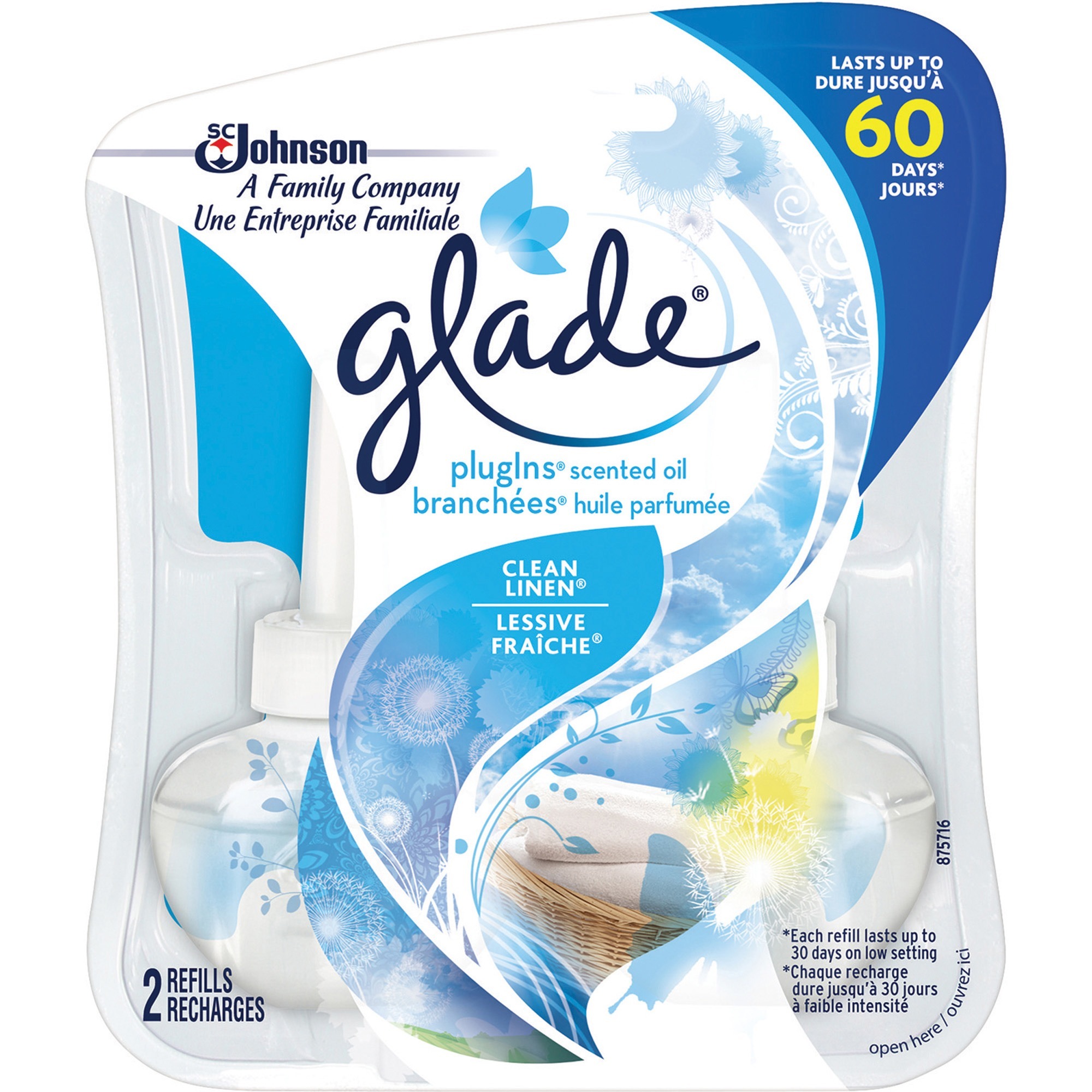 Glade Clean Linen Automatic Spray 2 Refills - Plug-in - Clean Linen ...