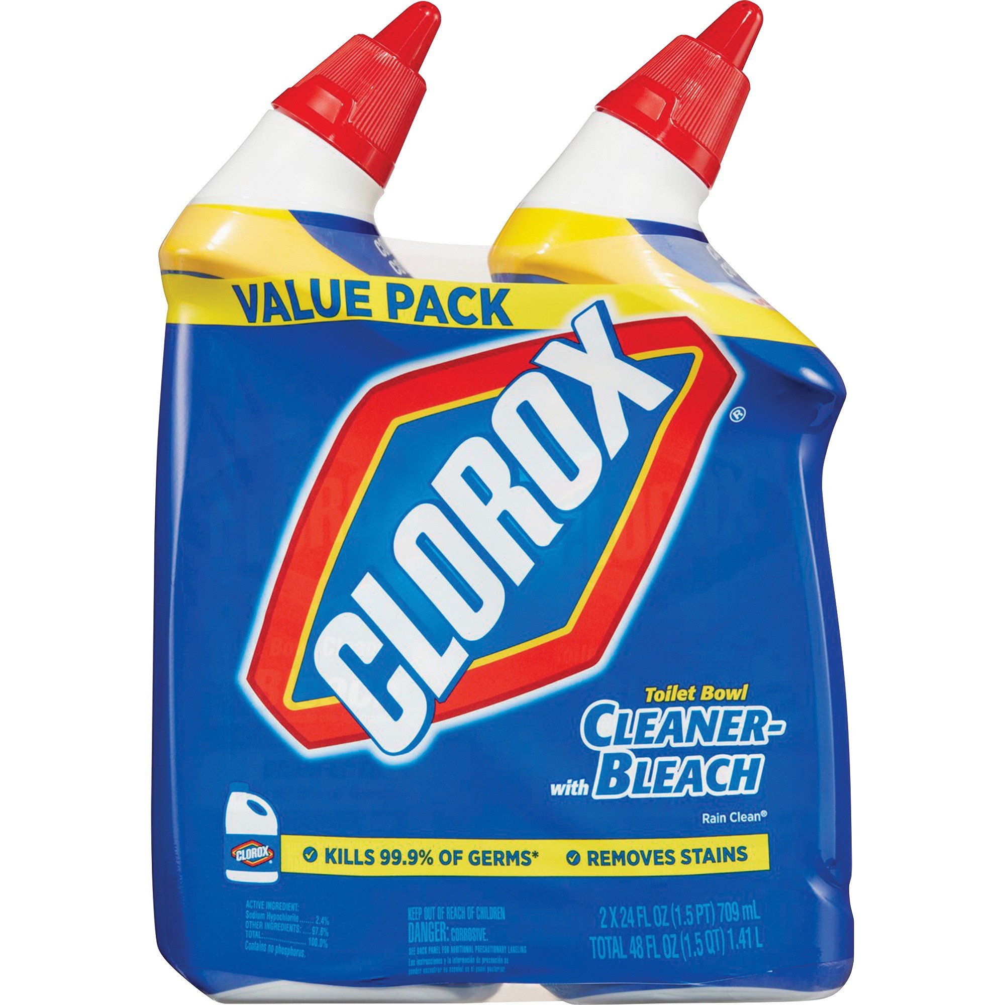 Clorox Toilet Bowl Cleaner with Bleach 2-Pack --CLO00273CT