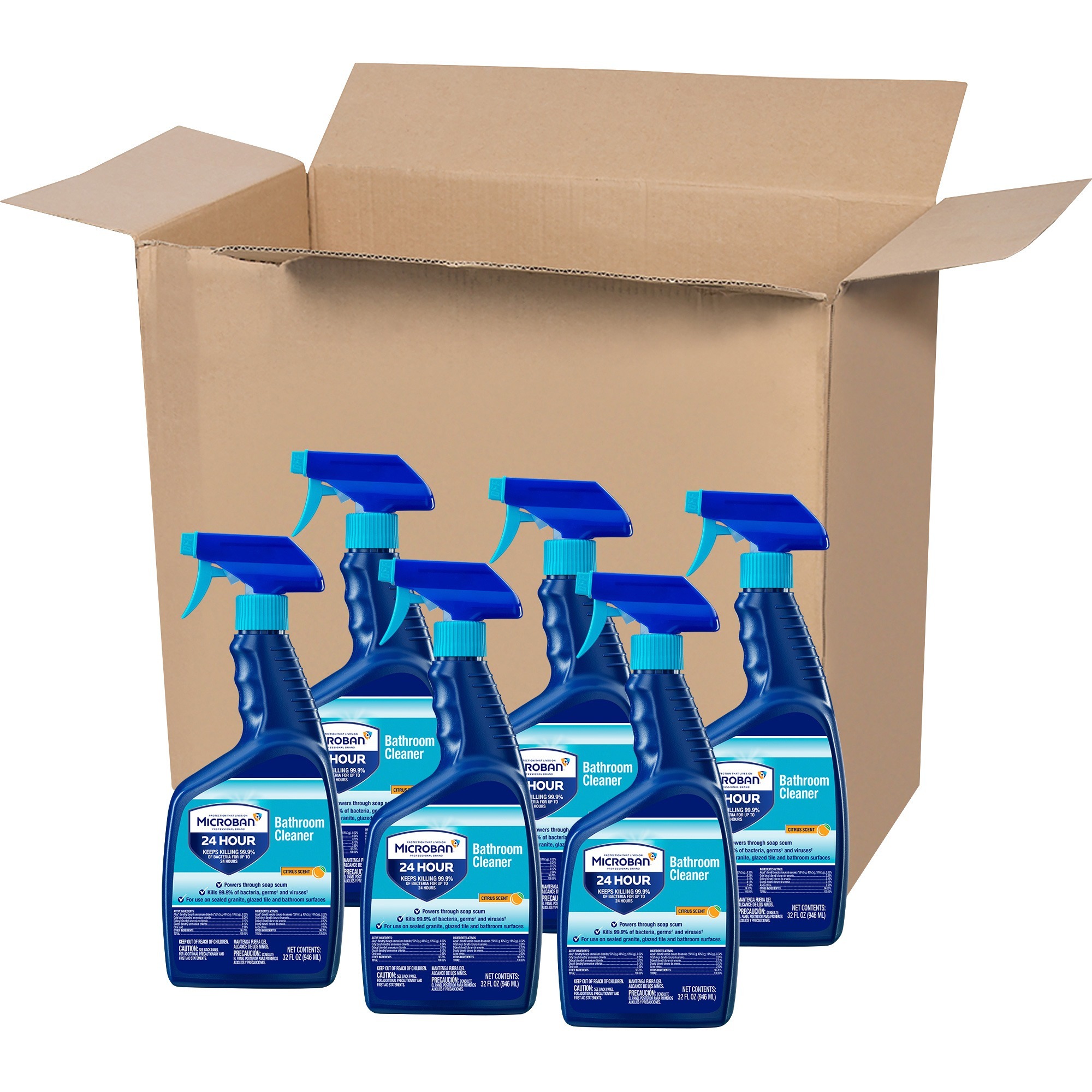 Microban Professional Bathroom Cleaner Spray PGC30120CT