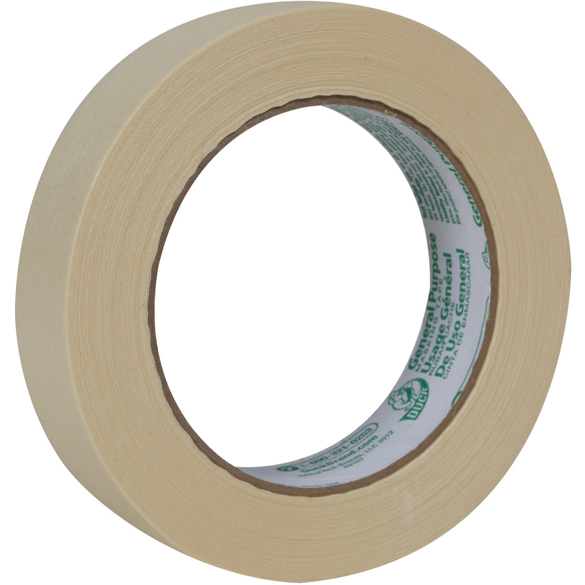 Duck General Purpose Masking Tape 0.94" (24 mm) Width x 60.1 yd (55 m